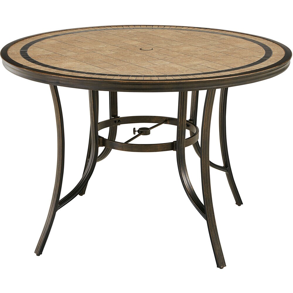 Hanover MONDN5PCPDBR-C-RED Patio-Dining-Sets - View #7