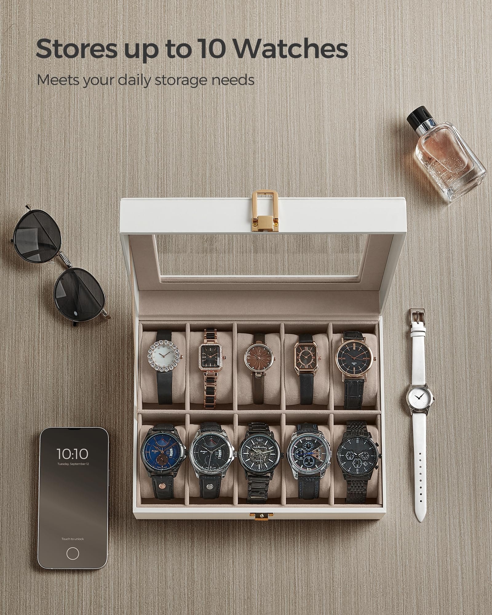 SONGMICS HOME JWB010W01 Jewelry-Organization - View #3