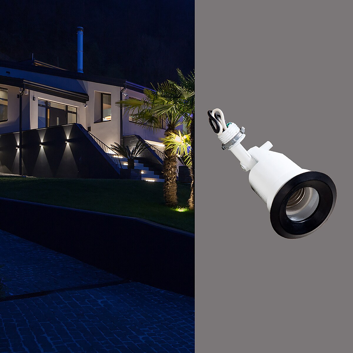Hubbell LT100WH Switch-Controlled-Floodlights - View #3