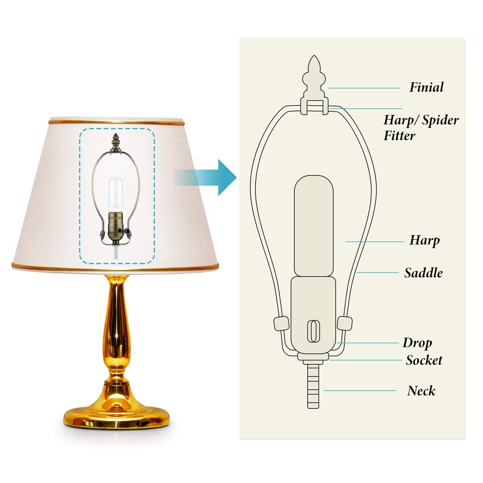 AOIZGMY LAZ0424L26 Lamp-Finials - View #3