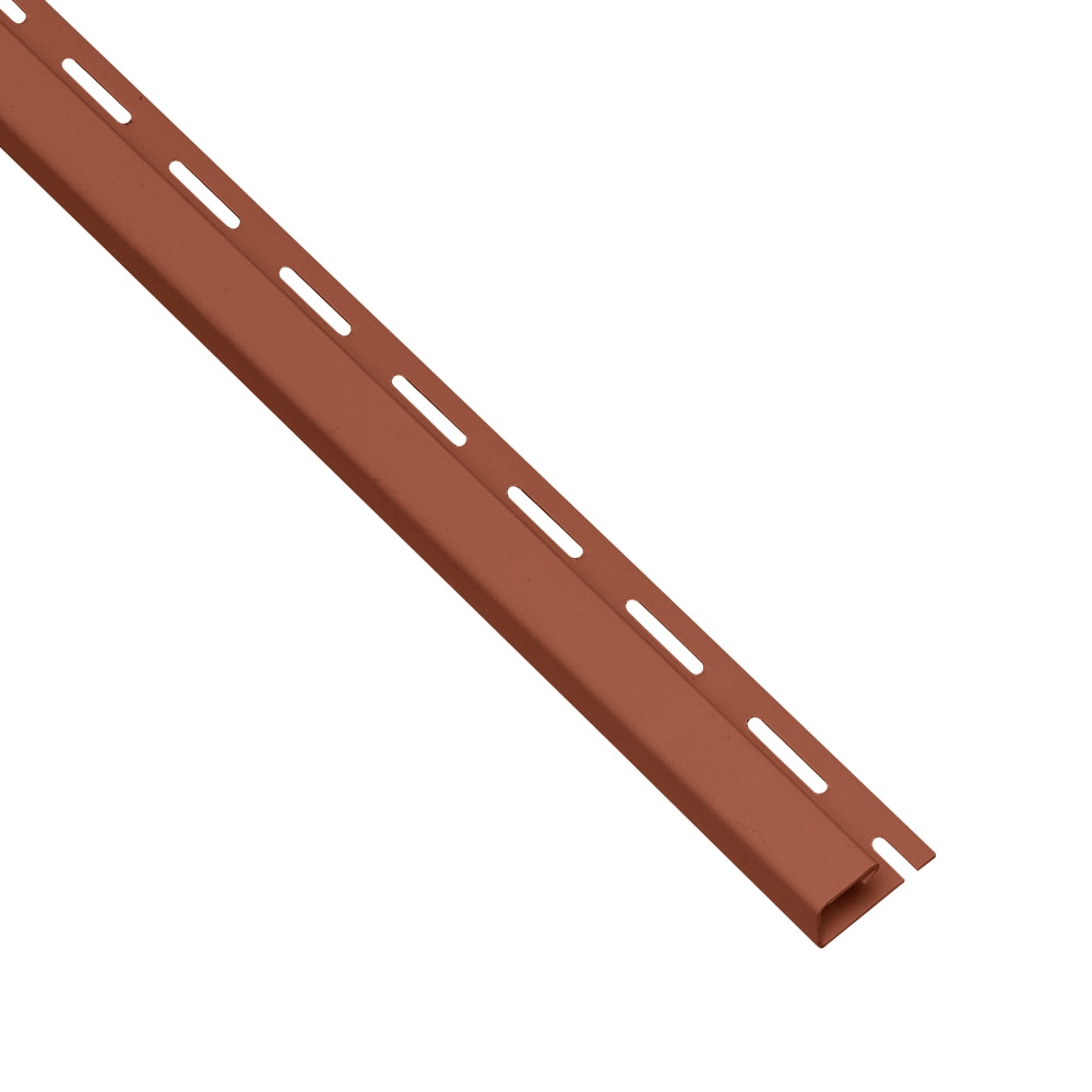 Georgia-Pacific 166897A Cinnabar J-channel Vinyl Siding Trim 0.875-in x 150-in