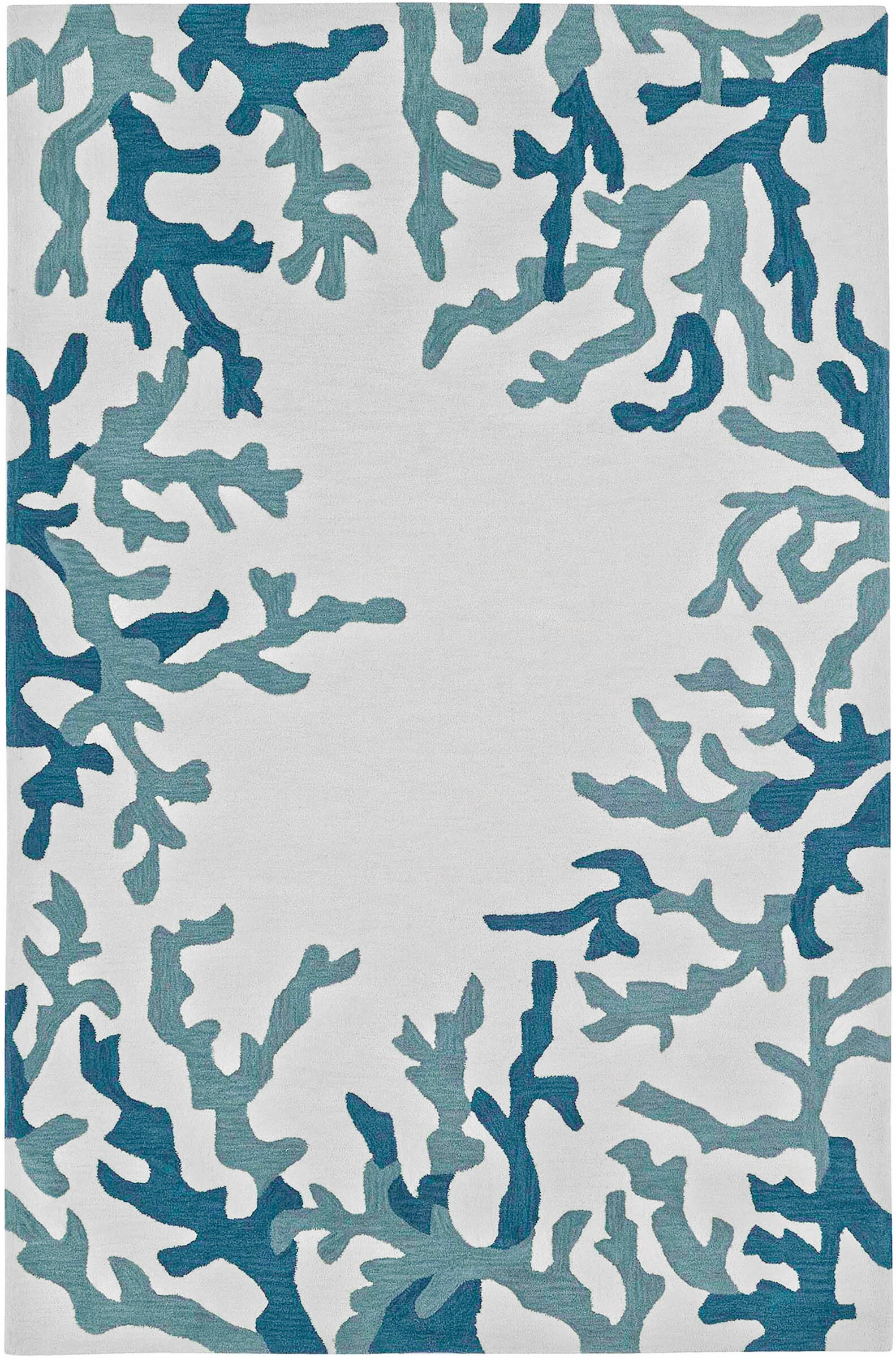 Addison Rugs Beaches 8 x 10 Navy Indoor Coastal Area Rug at Lowes.com