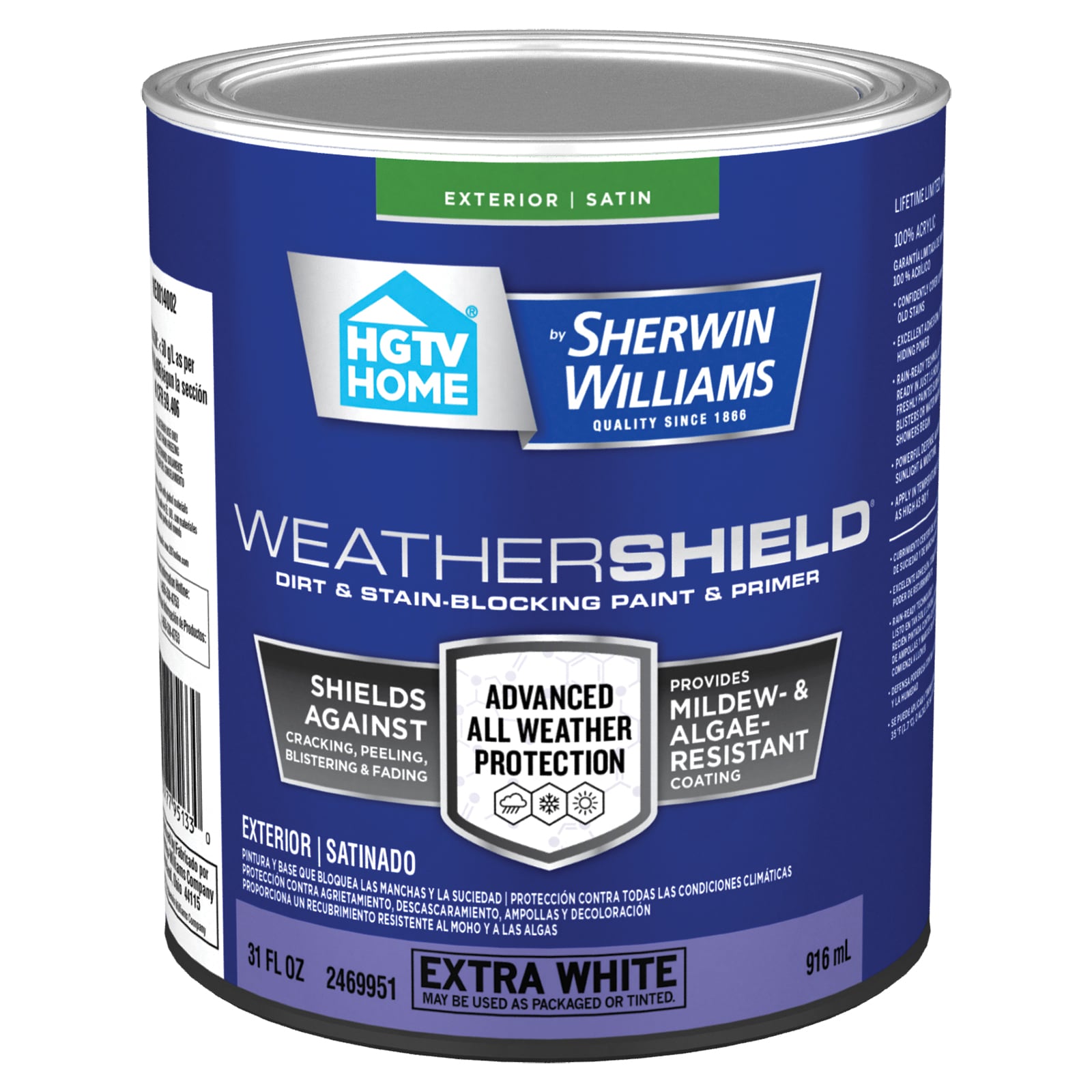 HGTV HOME by Sherwin-Williams 1-quart Exterior Paint at Lowes.com