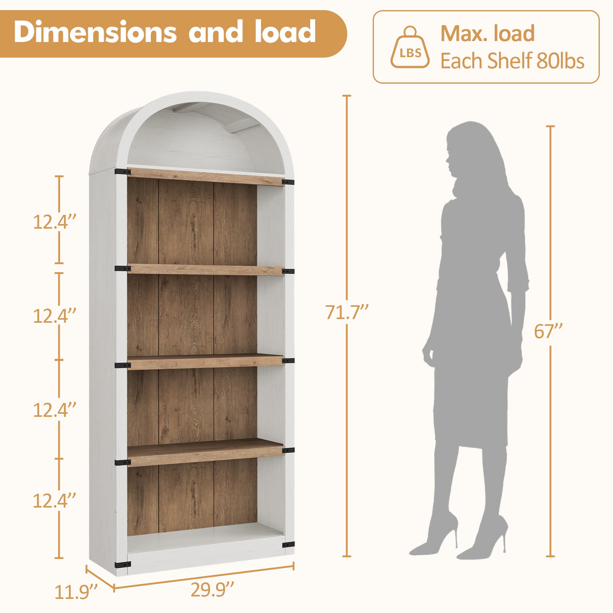Aoile 09STJKWSRY-HXYY-795 bookcases - View #2