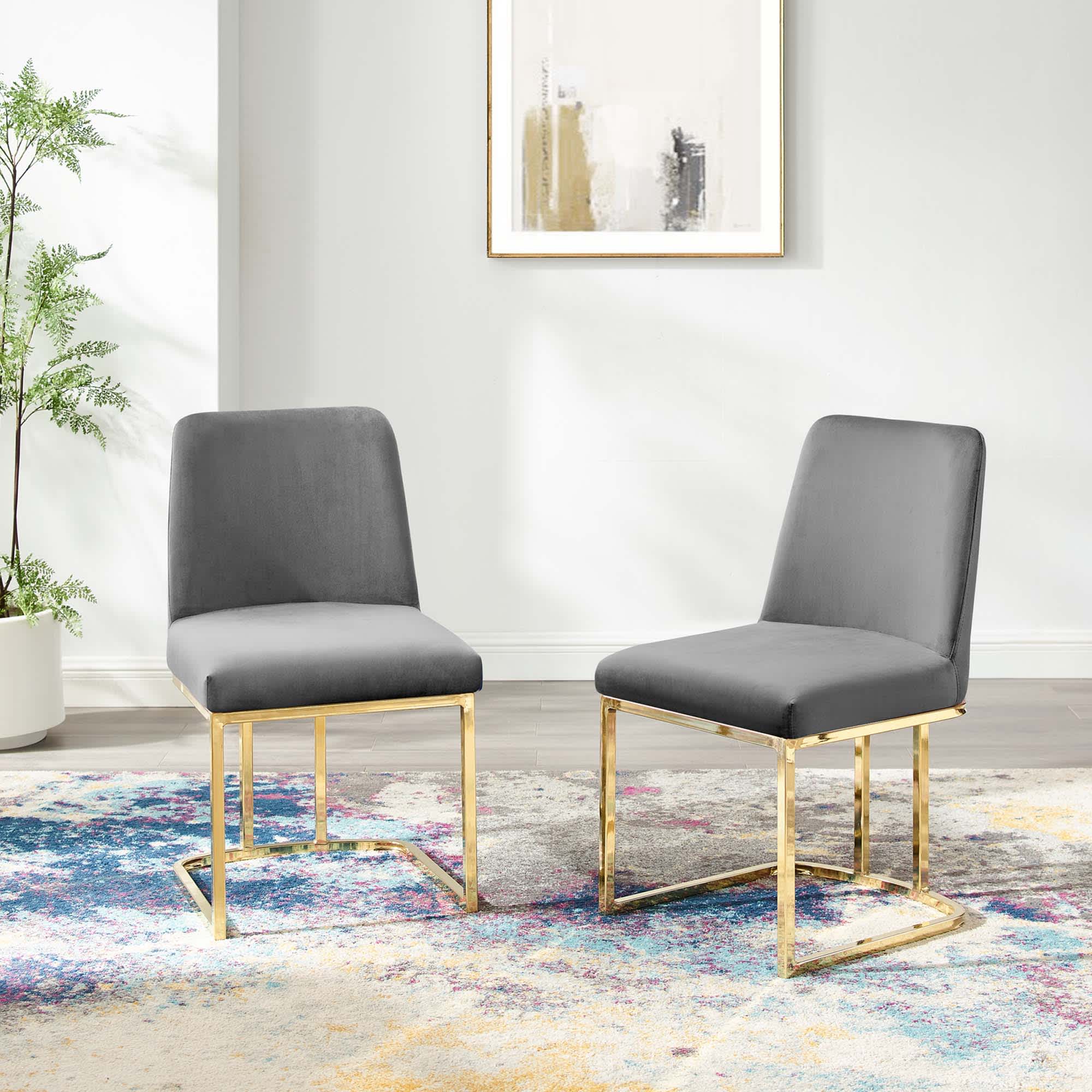 Modway EEI-5569-GLD-GRY Dining-Chairs - View #3