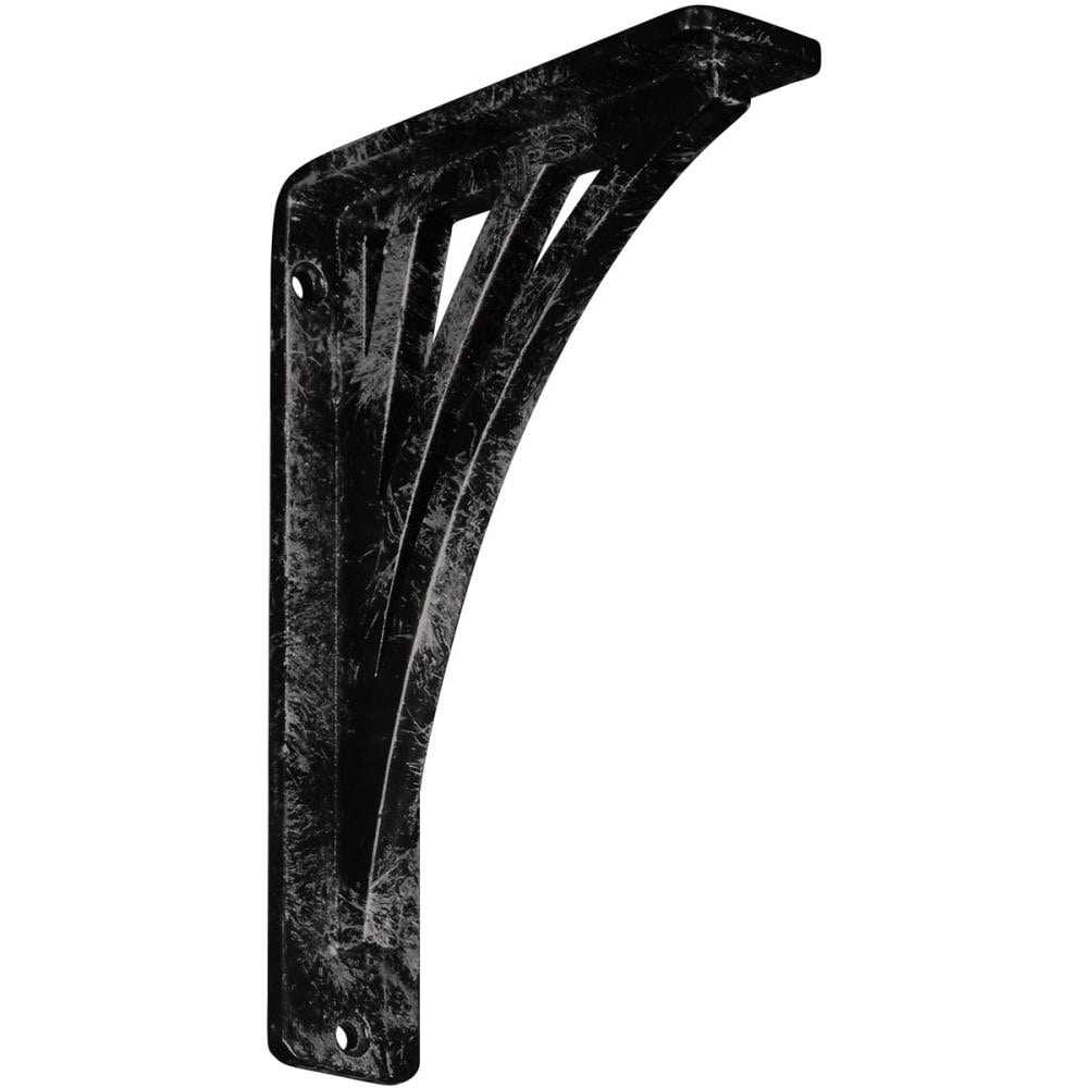 Ekena Millwork BKTM01X05X08SNEAWS Nevio 5.5-in x 1.5-in x 8-in Gray Wrought iron Mounting bracket