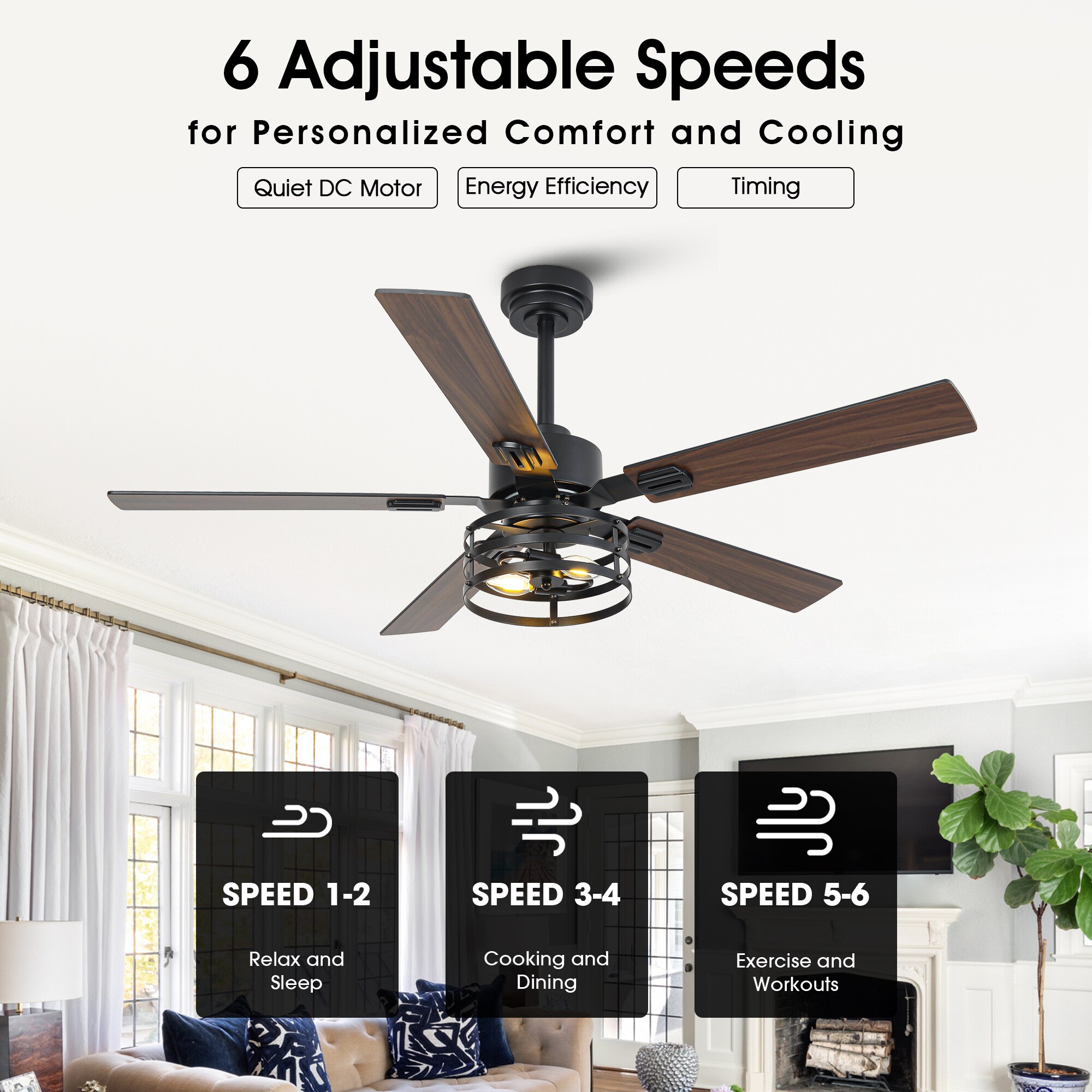 VACZON VZA01A118BK Ceiling-Fans - View #6