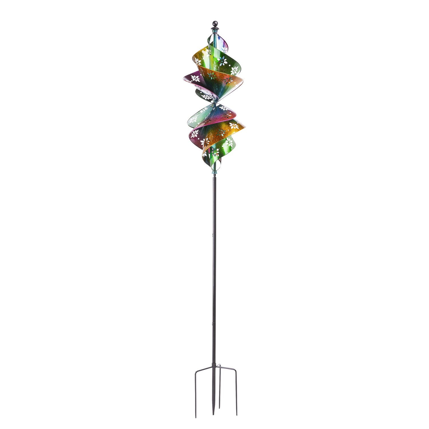 Evergreen 47M3837 90.16-in 4 -Blade Steel Decorative Windmill
