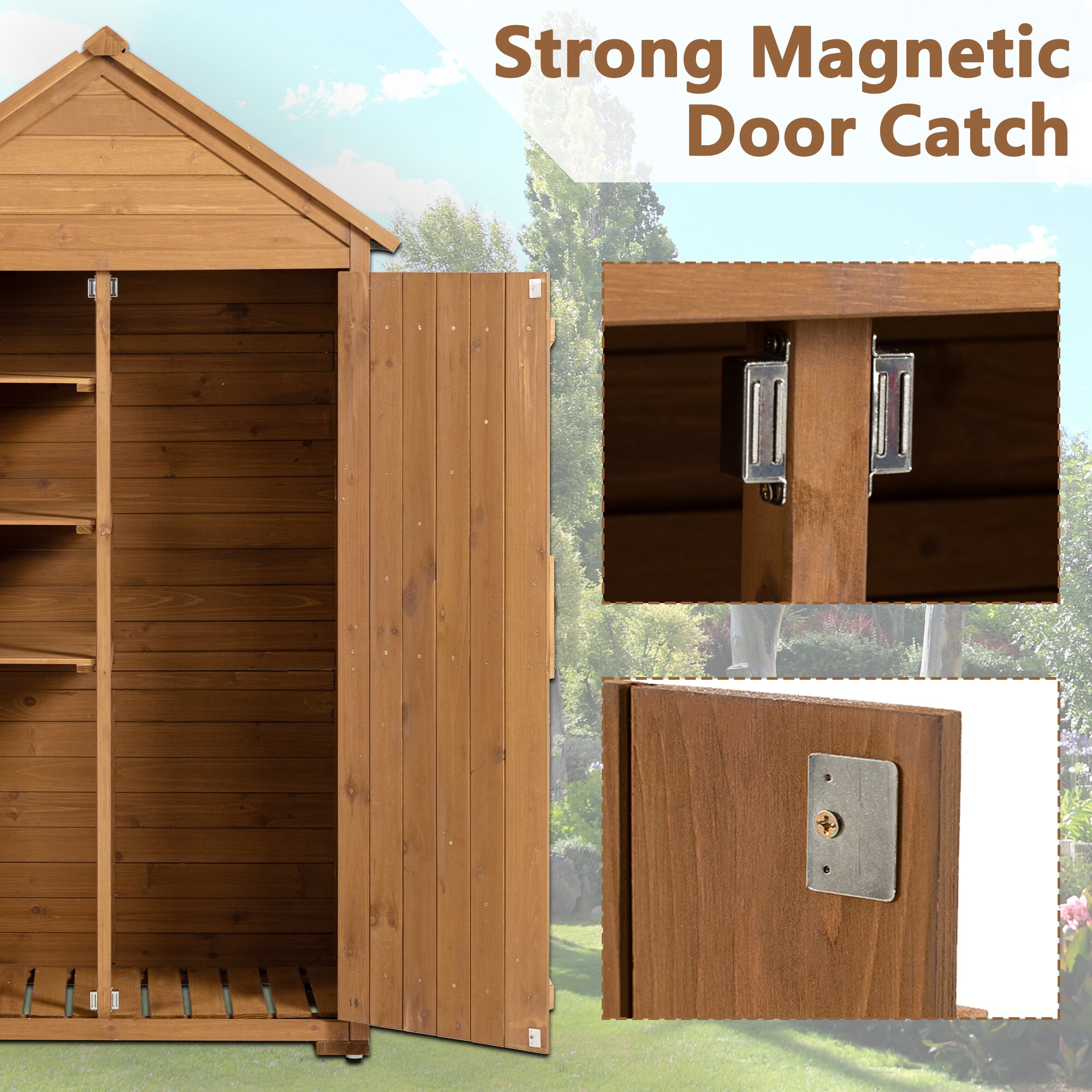 BABOOM BOM-291652-OR Wood-Storage-Buildings - View #6