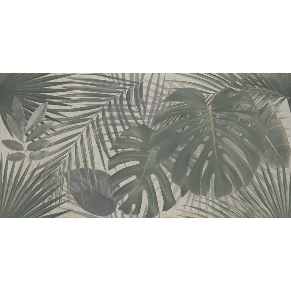 The Tile Life TFANT2448JU Idyll Jungle 24-in x 48-in Glossy Porcelain Patterned Floor and Wall Tile (15.5-sq. ft/ Carton)