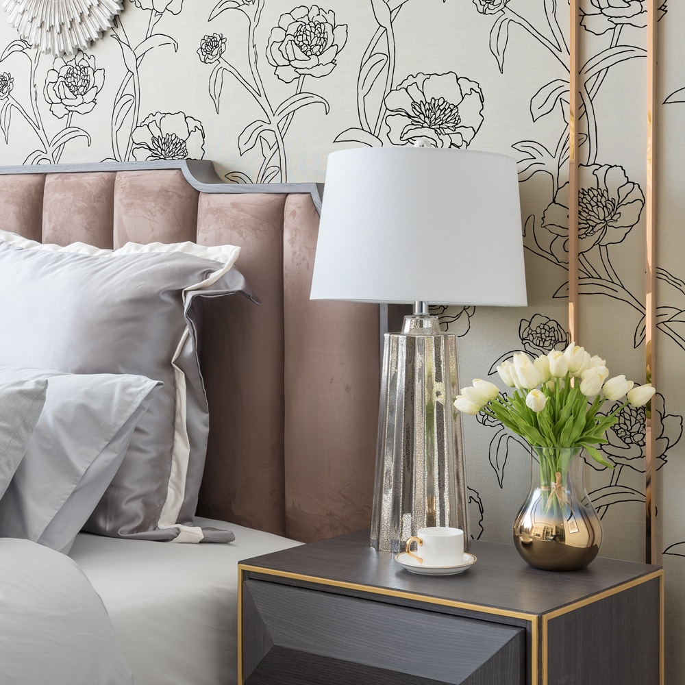 Black and White Floral Peel and Stick Wallpaper Roll