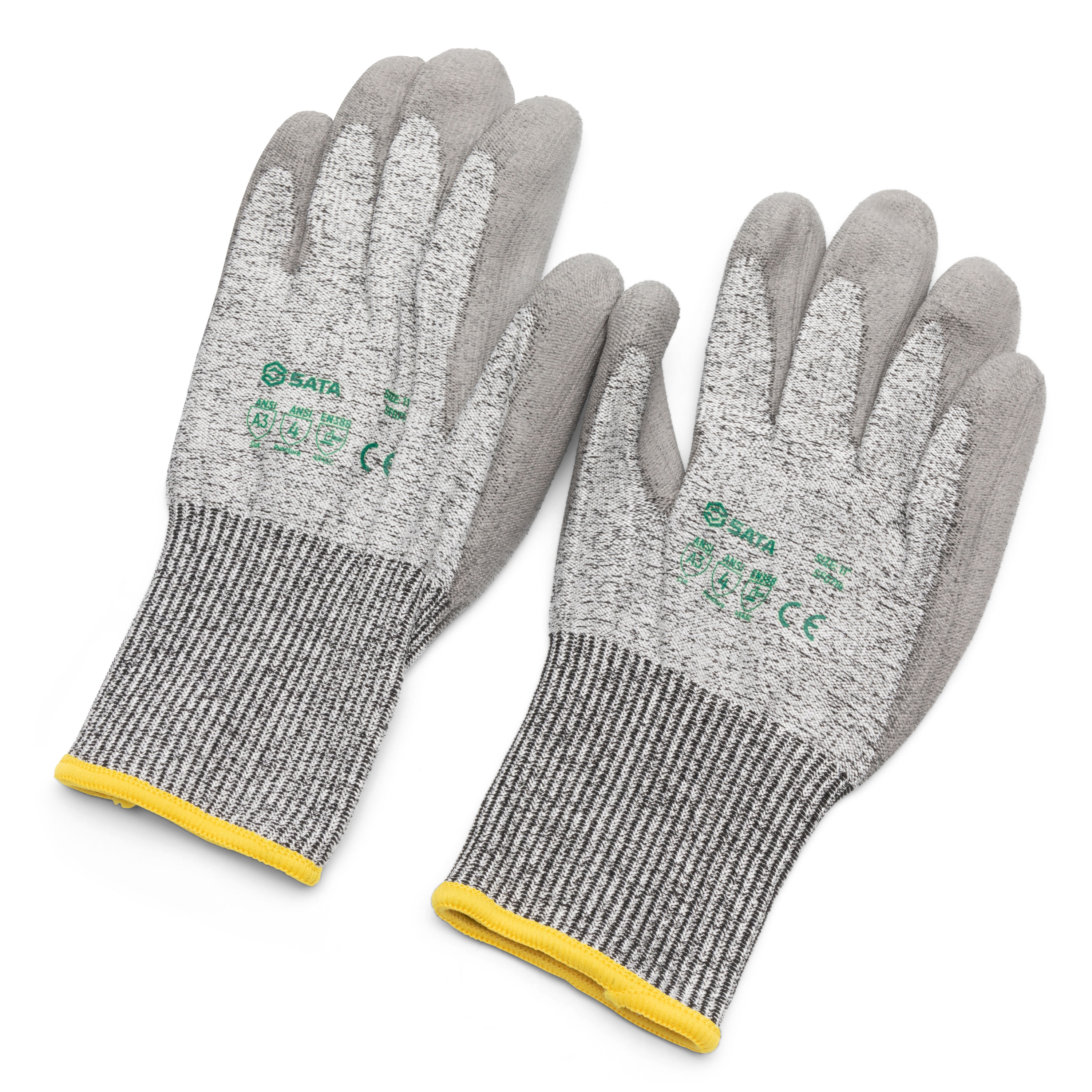 GRX Mens Work Gloves Bulk (12 Pairs) | Breathable Nitrile Gloves (Large, XL & Medium) | Durable Nylon PU (Large & XL)
