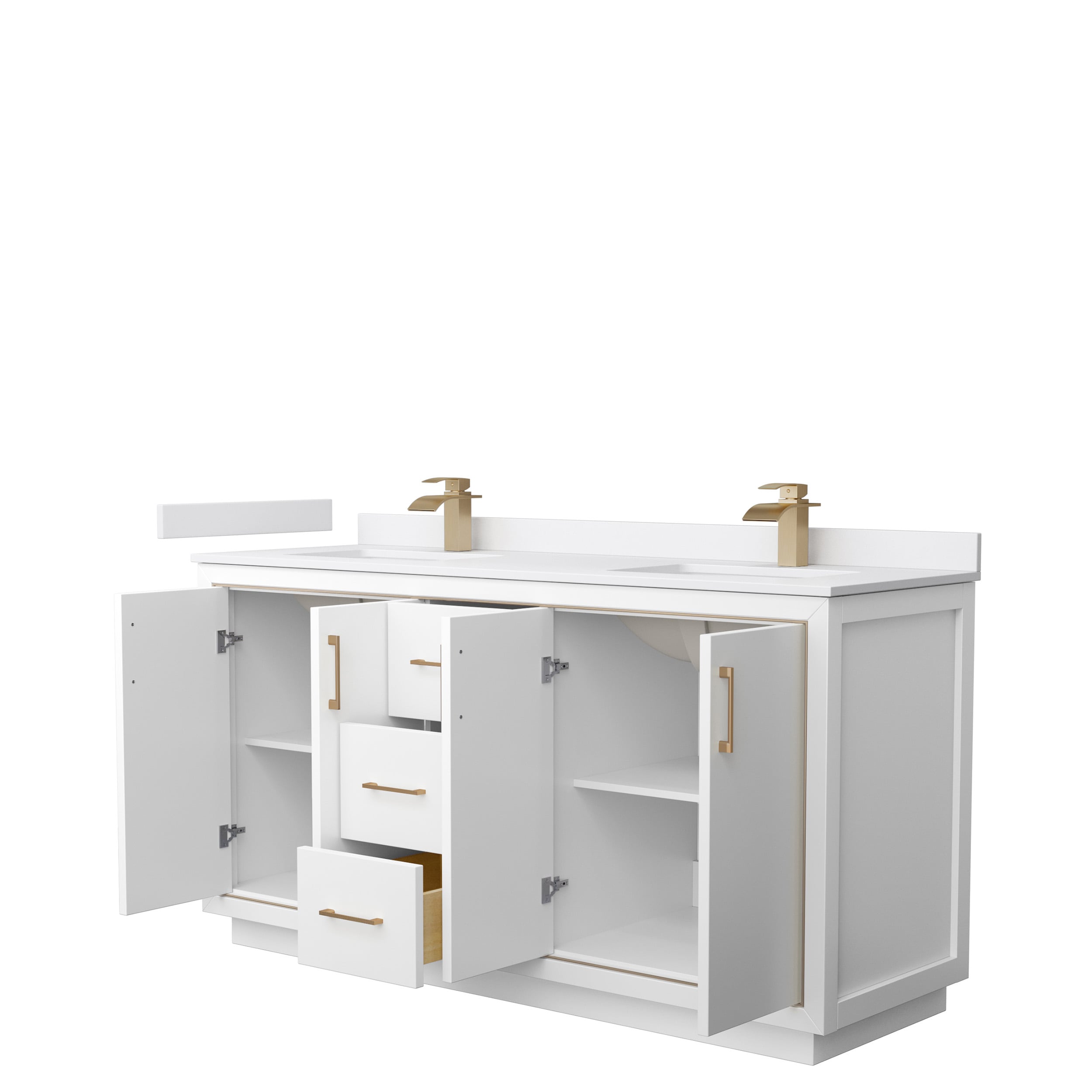 Wyndham Collection WCF111166DWZWCUNSMXX Bath-Vanity-Combo - View #2