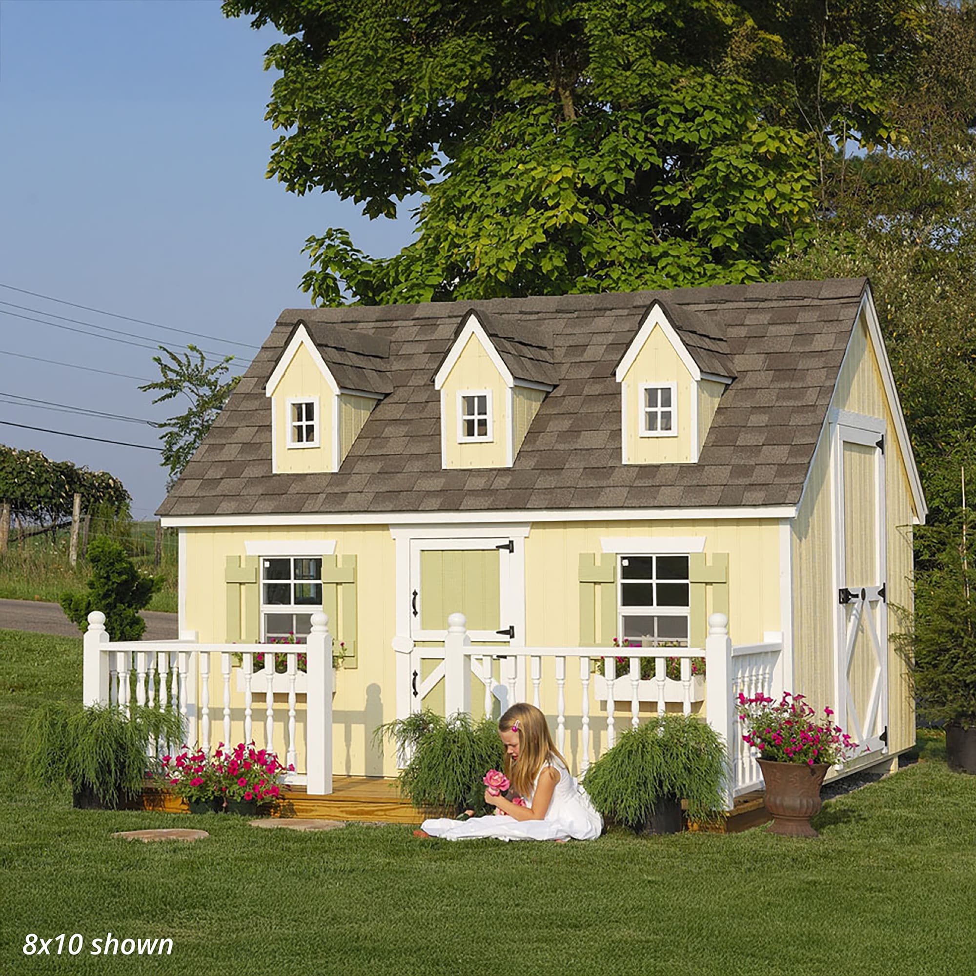 Little Cottage Co 8X10 CCP-PNK-FK playhouses - View #6