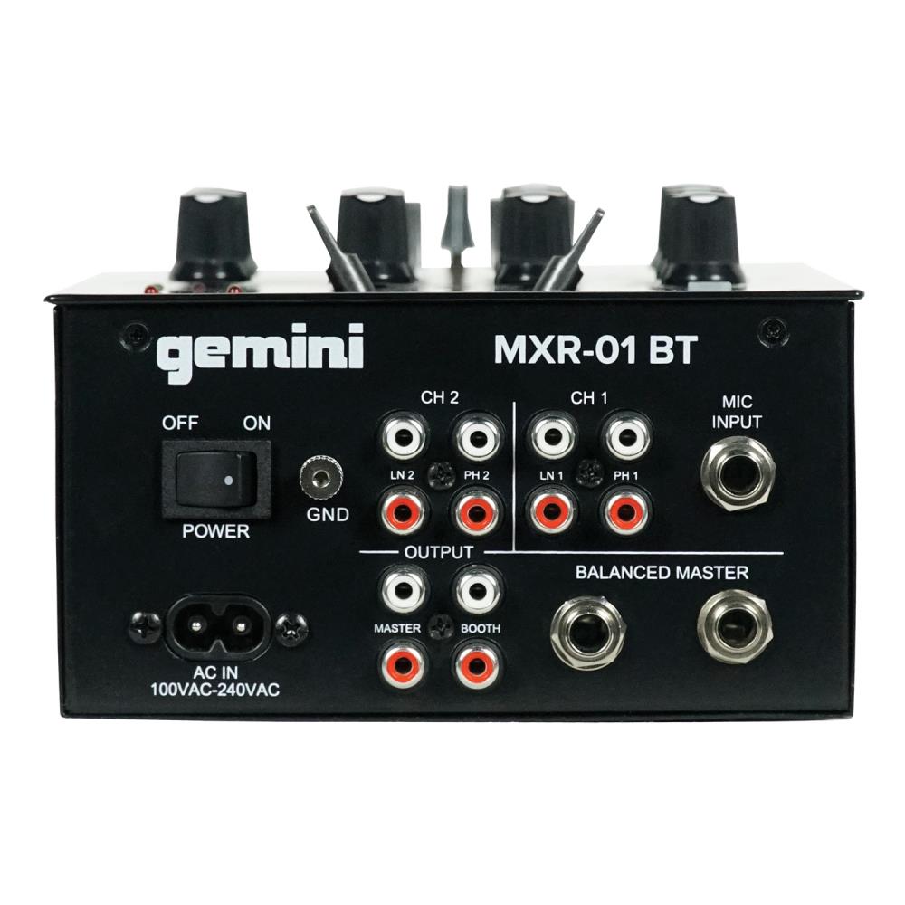 Gemini MXR-01BT Public-Address-System-Parts-Acc - View #3