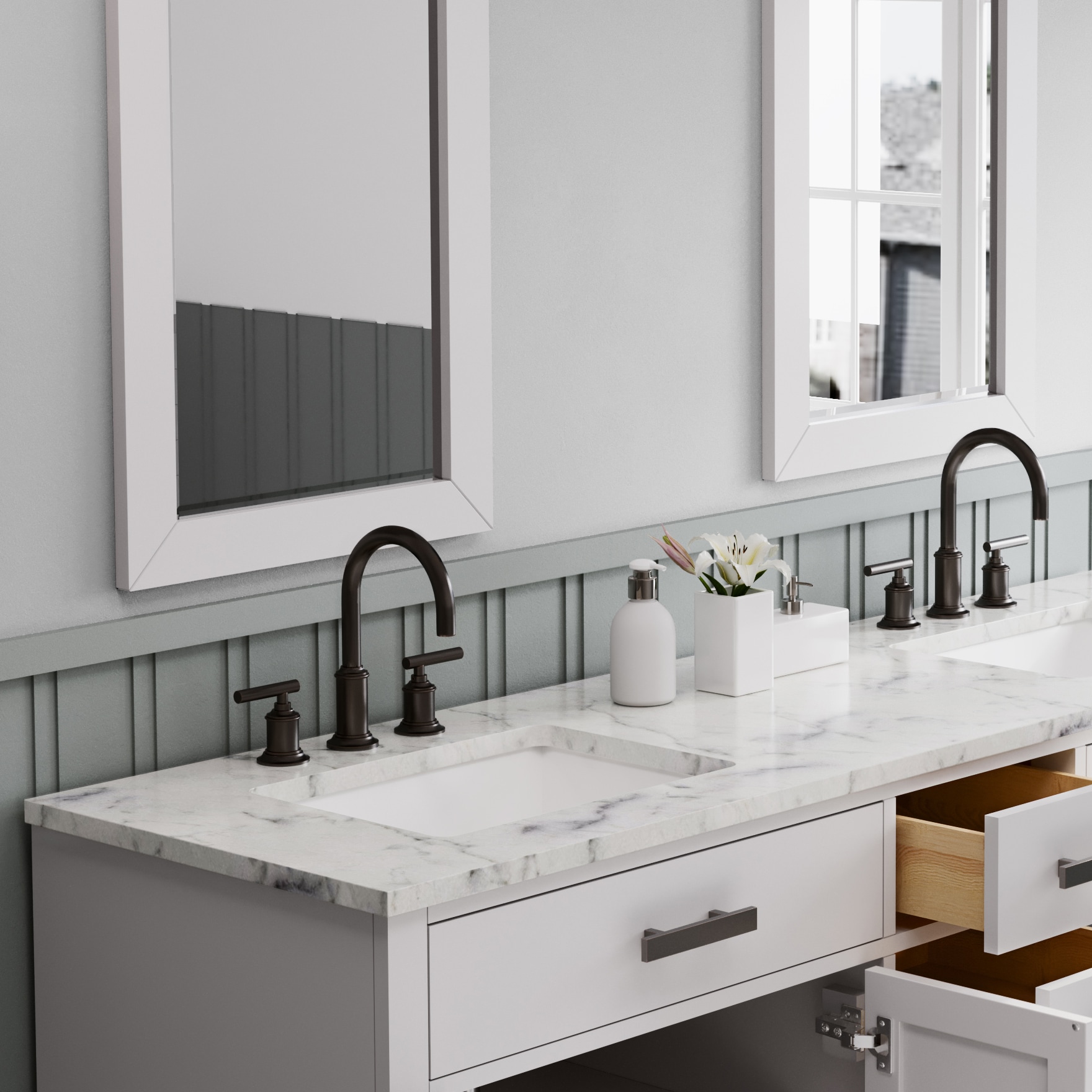Water Creation HA72CW03PW-000BL1403 Bath-Vanity-Combo - View #5