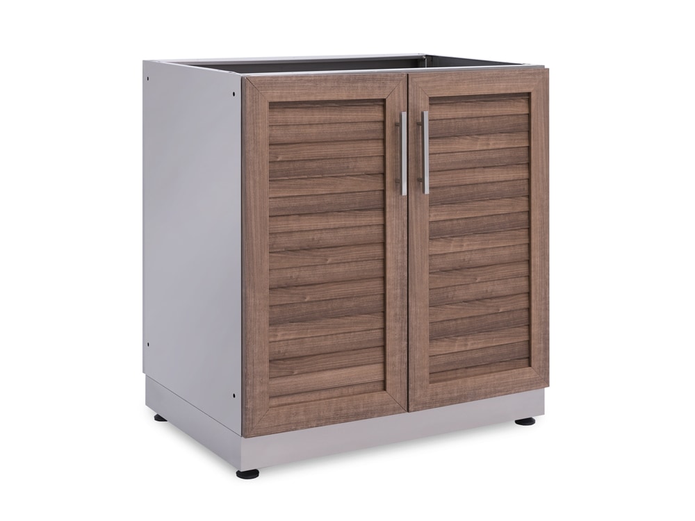 NewAge Products Classic Stainless Steel Grove 2 Door 32-in W x 23-in D x 35.25-in H Outdoor Kitchen Cabinet 70101 Sansujyuku sansujyuku.com