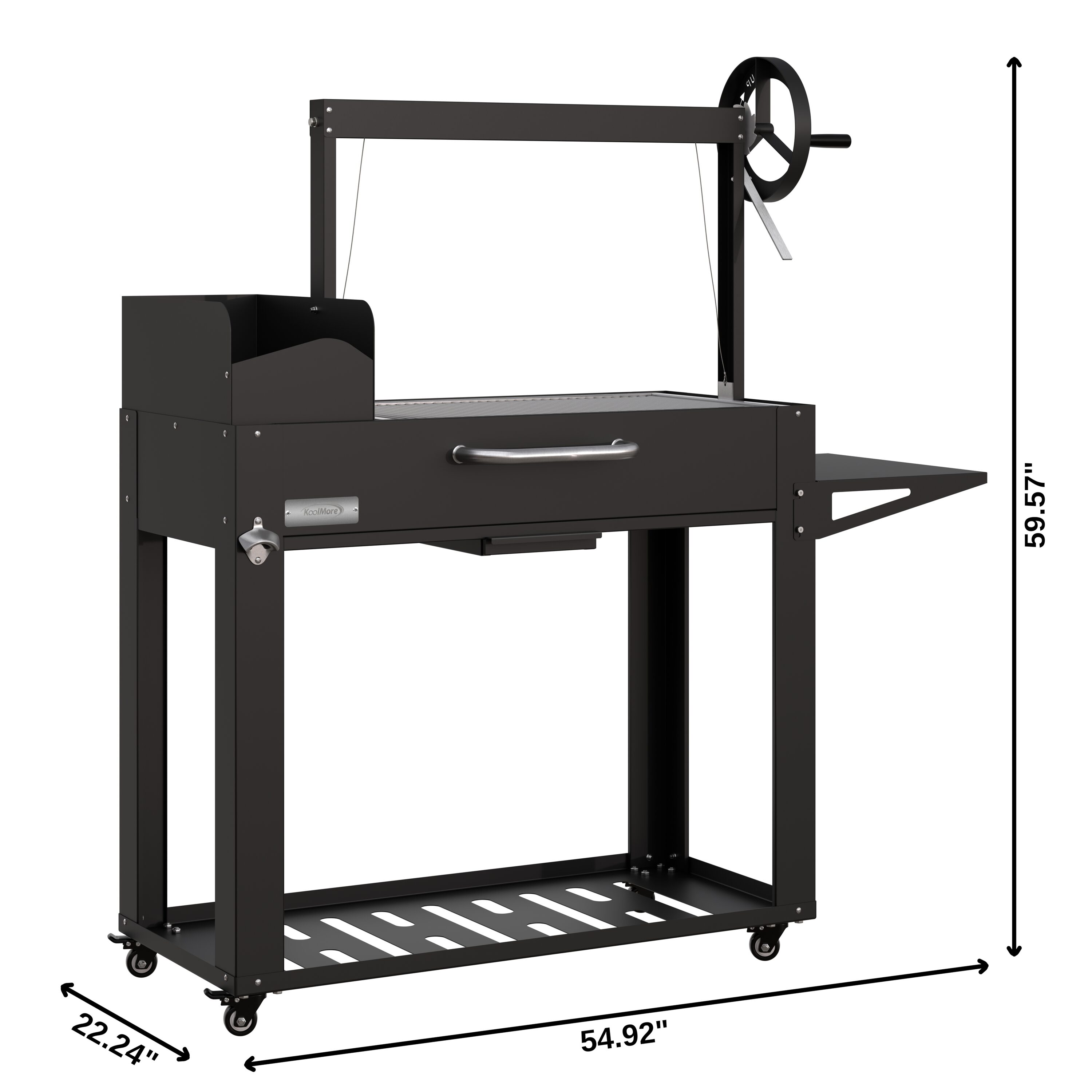 KoolMore LOW-KM-OG-A-54 Charcoal-Grills - View #5