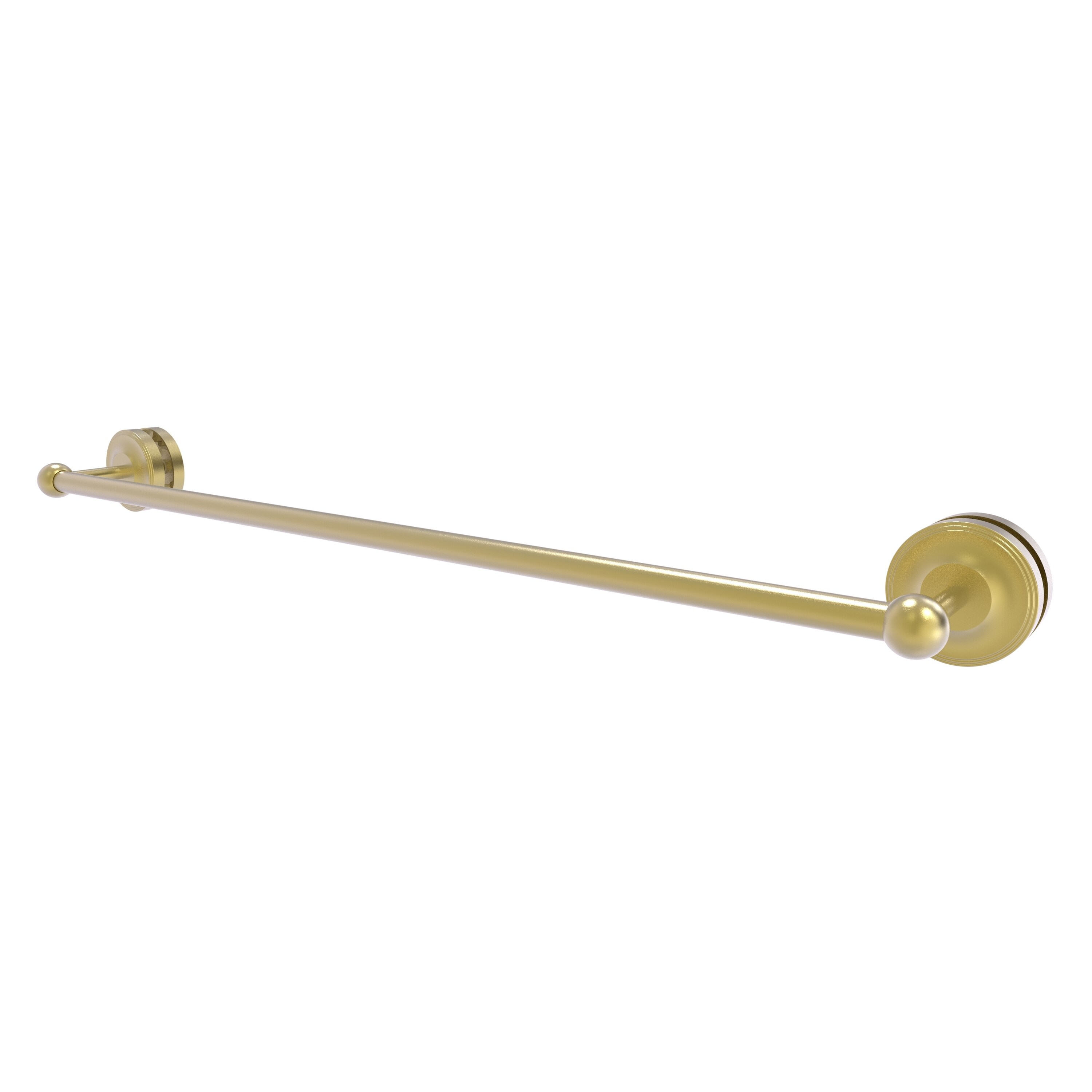 Allied Brass PR-41-SM-30-SBR Prestige Regal 30-in Satin Brass Wall mount Single Towel Bar