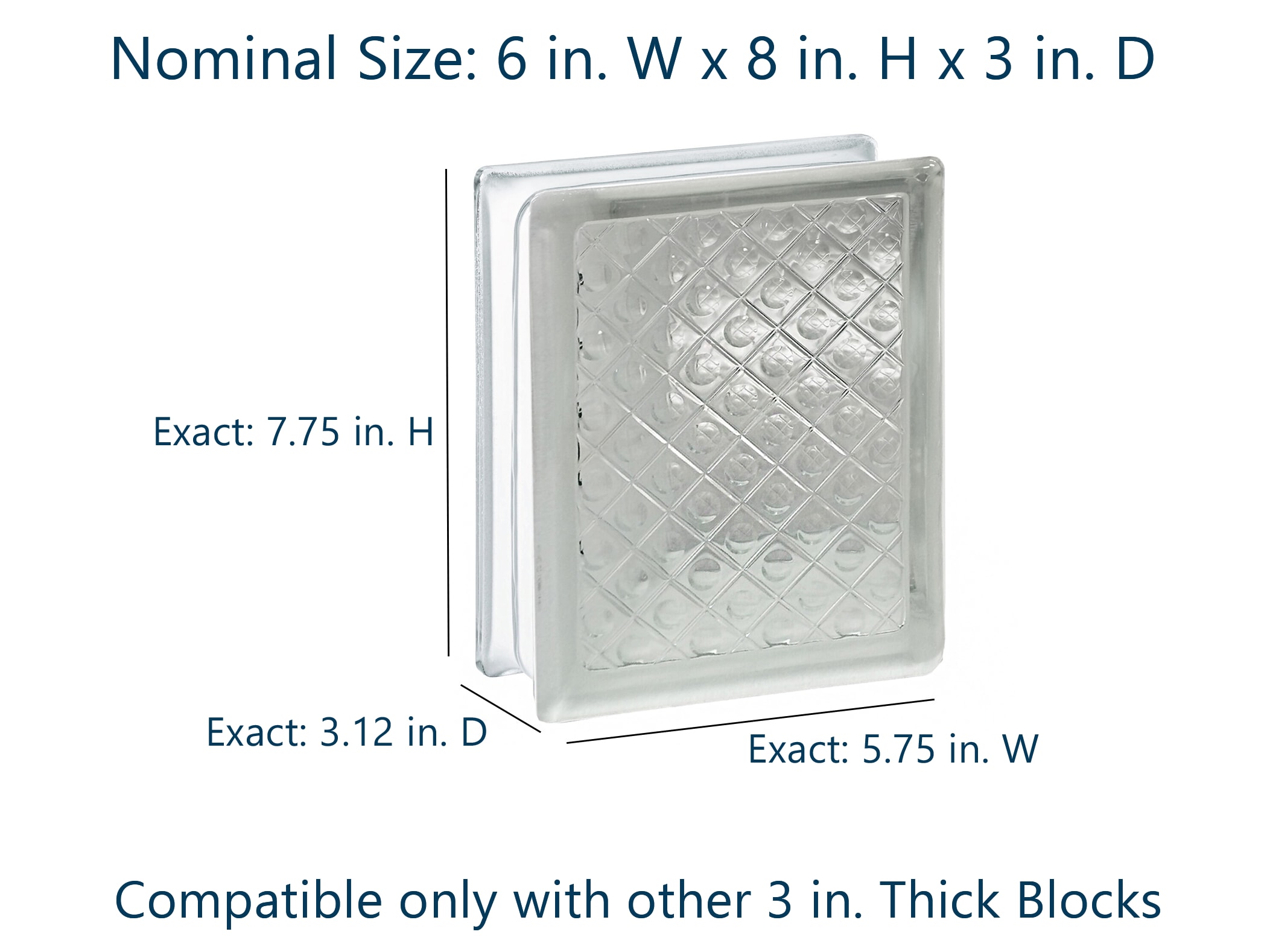 REDI2SET GBD683 Glass-Block - View #2