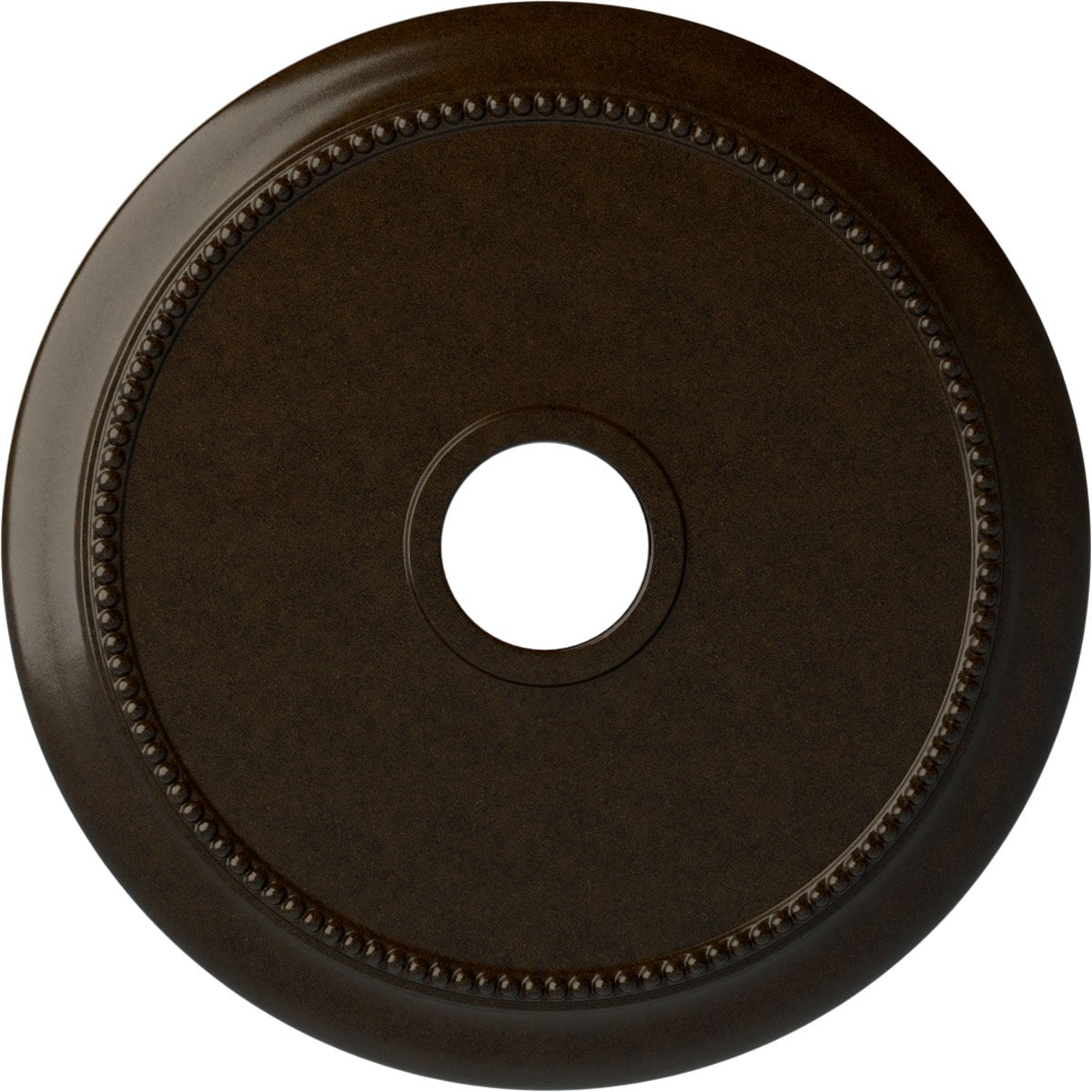 Ekena Millwork CM24CRBZS Crendon 24.125-in W x 24.125-in L Painted Bronze Polyurethane Whole Ceiling Medallion
