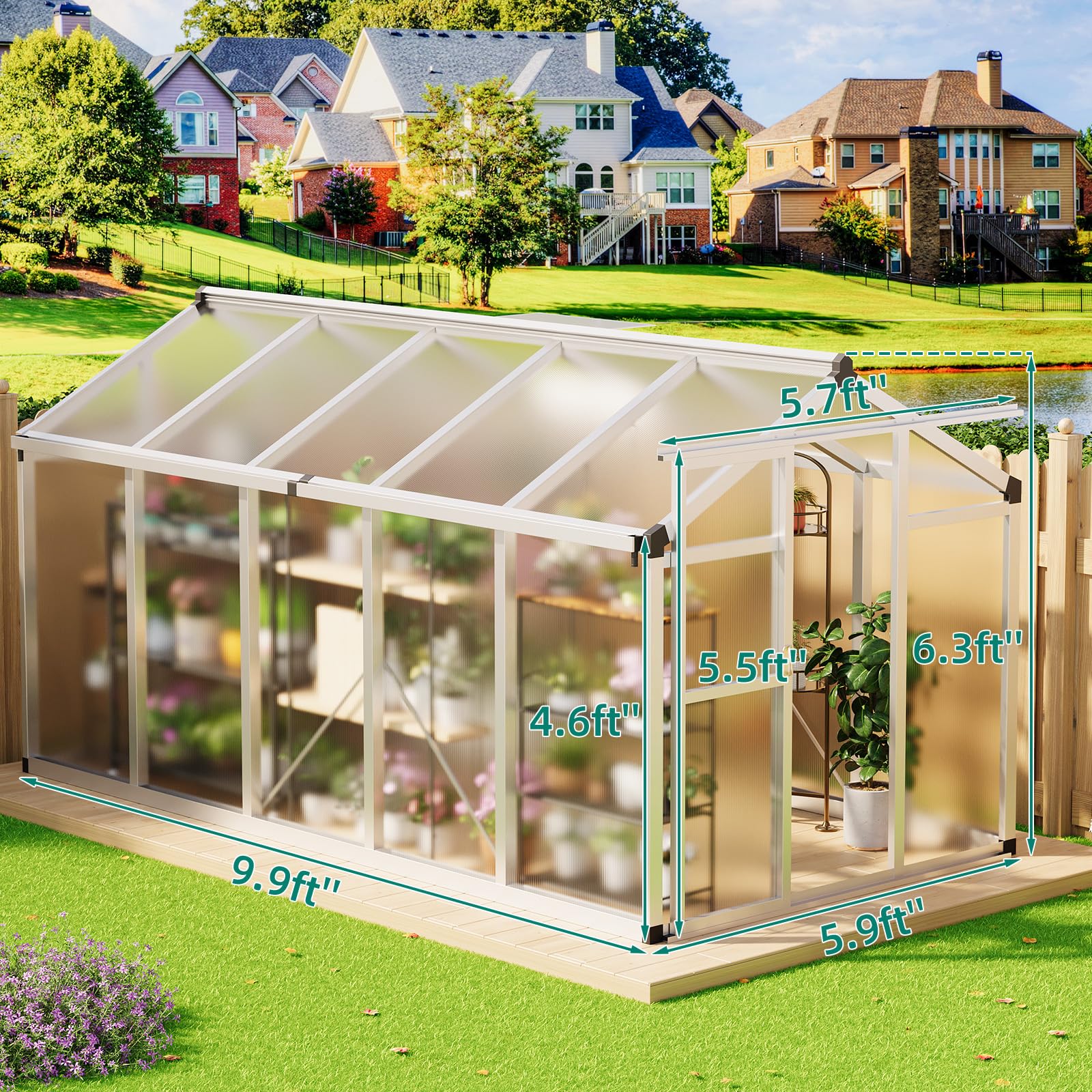 Garvee LYU01PHO-15HNP1BN greenhouses - View #3