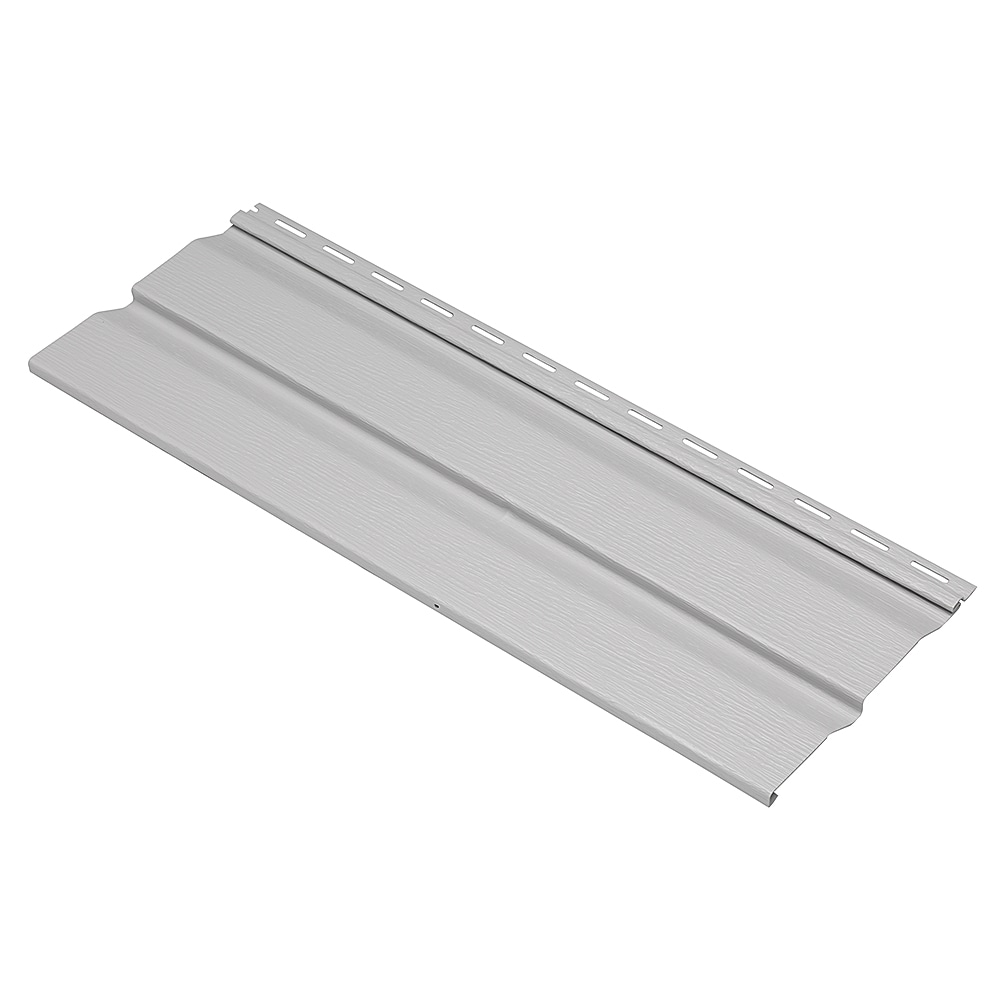 Durabuilt 440 Vinyl Siding Sample Double 4 Dutch Lap Gray at Lowes.com