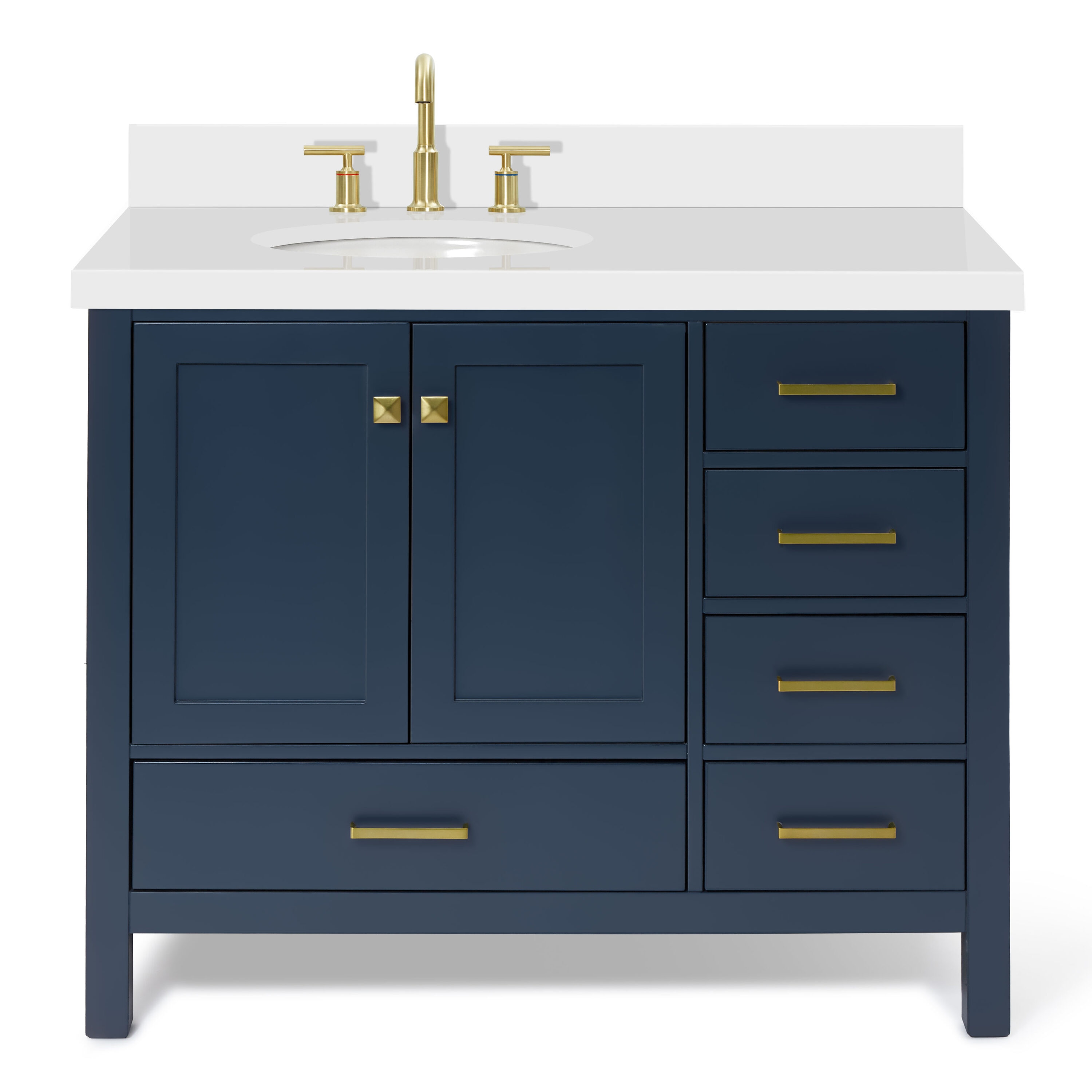 ARIEL A043SLWQOVOMNB Bath-Vanity-Combo - View #2