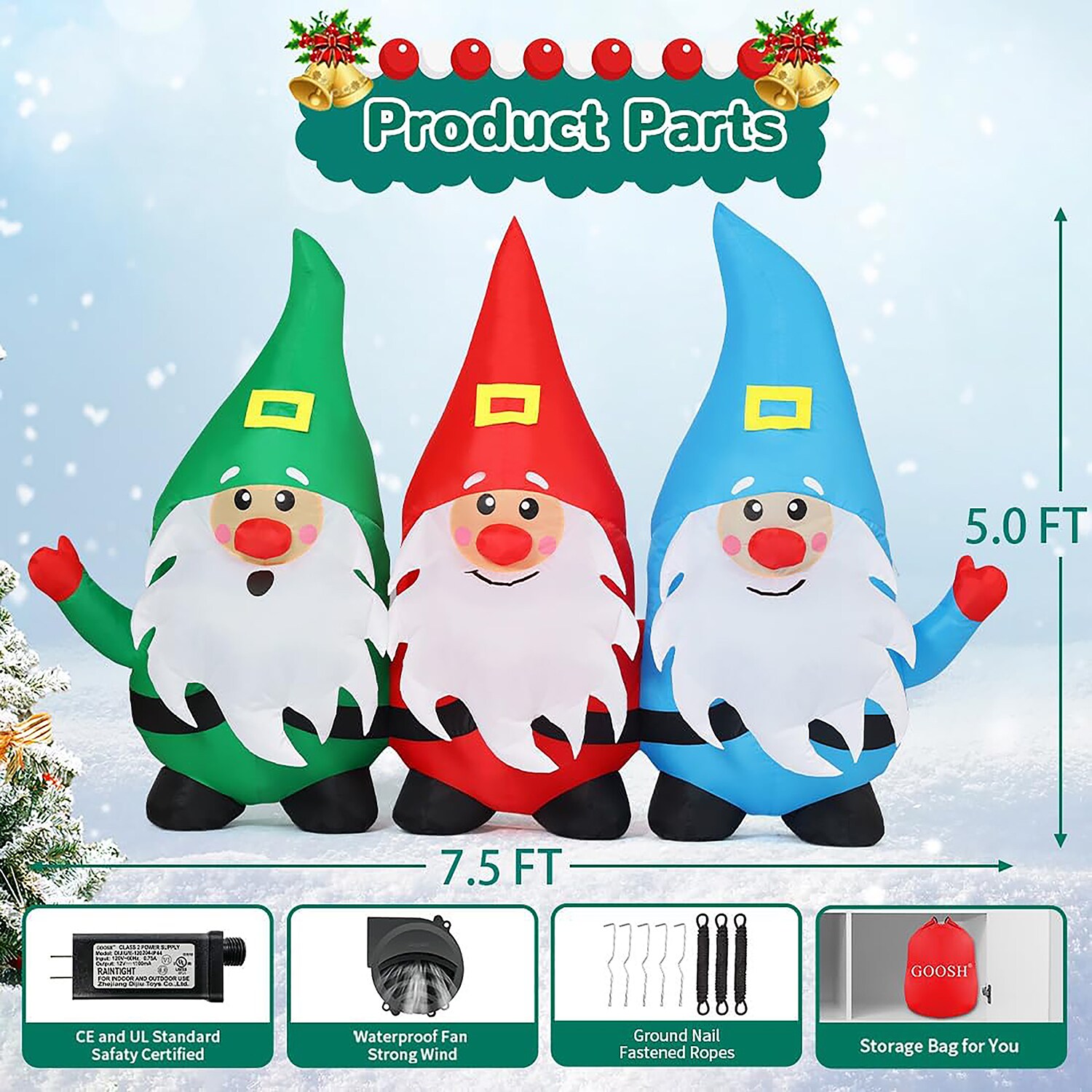 GOOSH DJ-SD-27200 Christmas-Inflatables - View #6