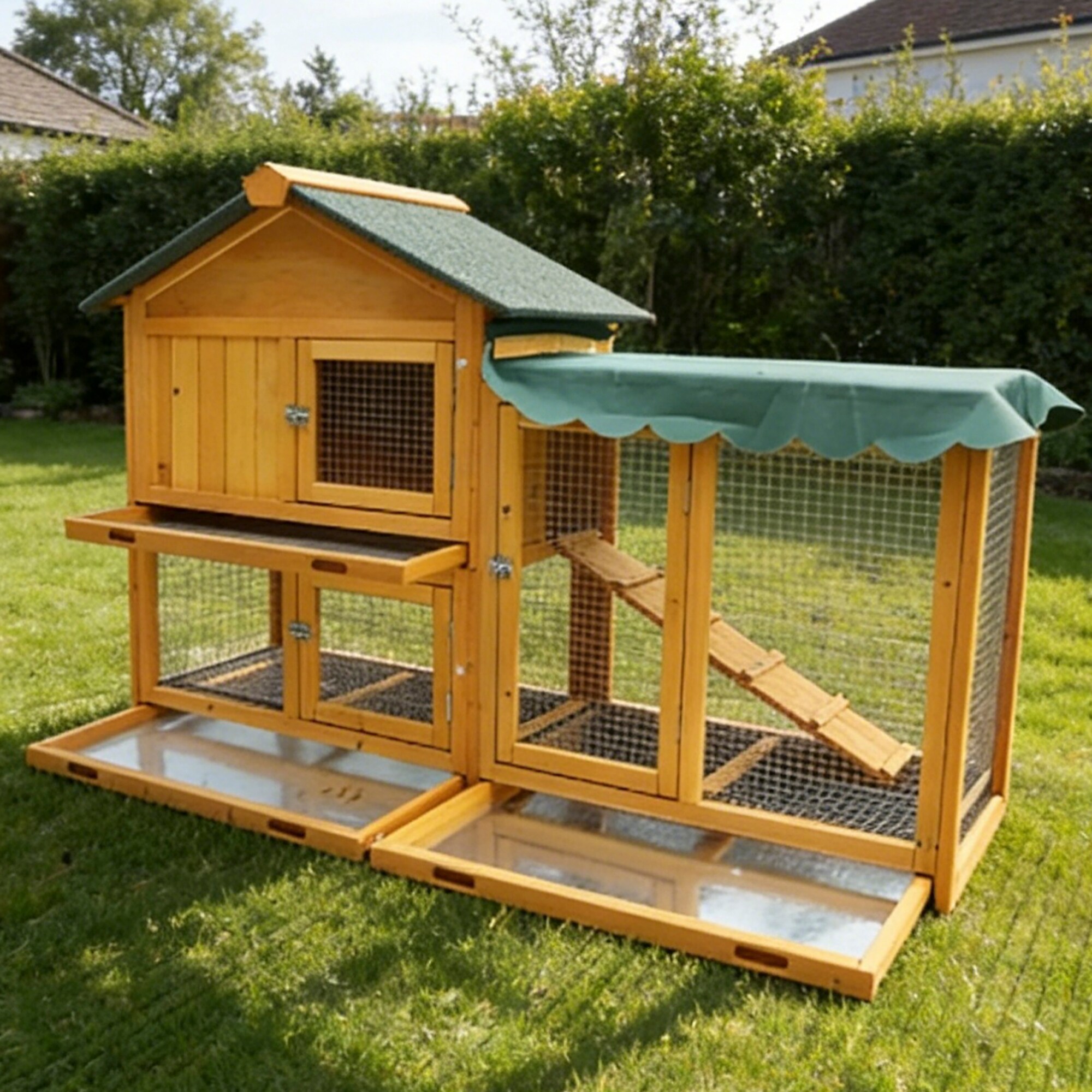 Gaierptone CRXGY8U8M6L Chicken-Coops-Rabbit-Hutches - View #2