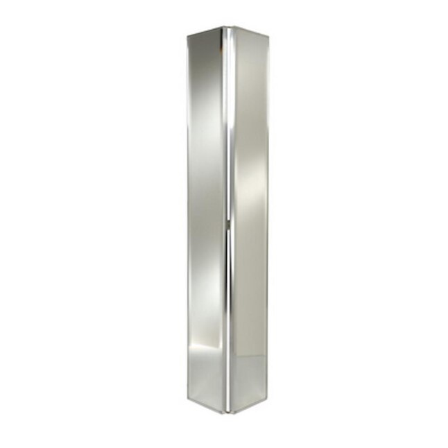 Manor Court 9150BF Series 24-in x 80-in Chrome Mirror/Panel Mirrored Glass Prefinished Aluminum Bifold Door (Hardware Included) Manor Court 9150BF Series 24-in x 80-in Chrome Mirror/Panel Mirrored Glass Prefinished Aluminum Bifold Door (Hardware Included)