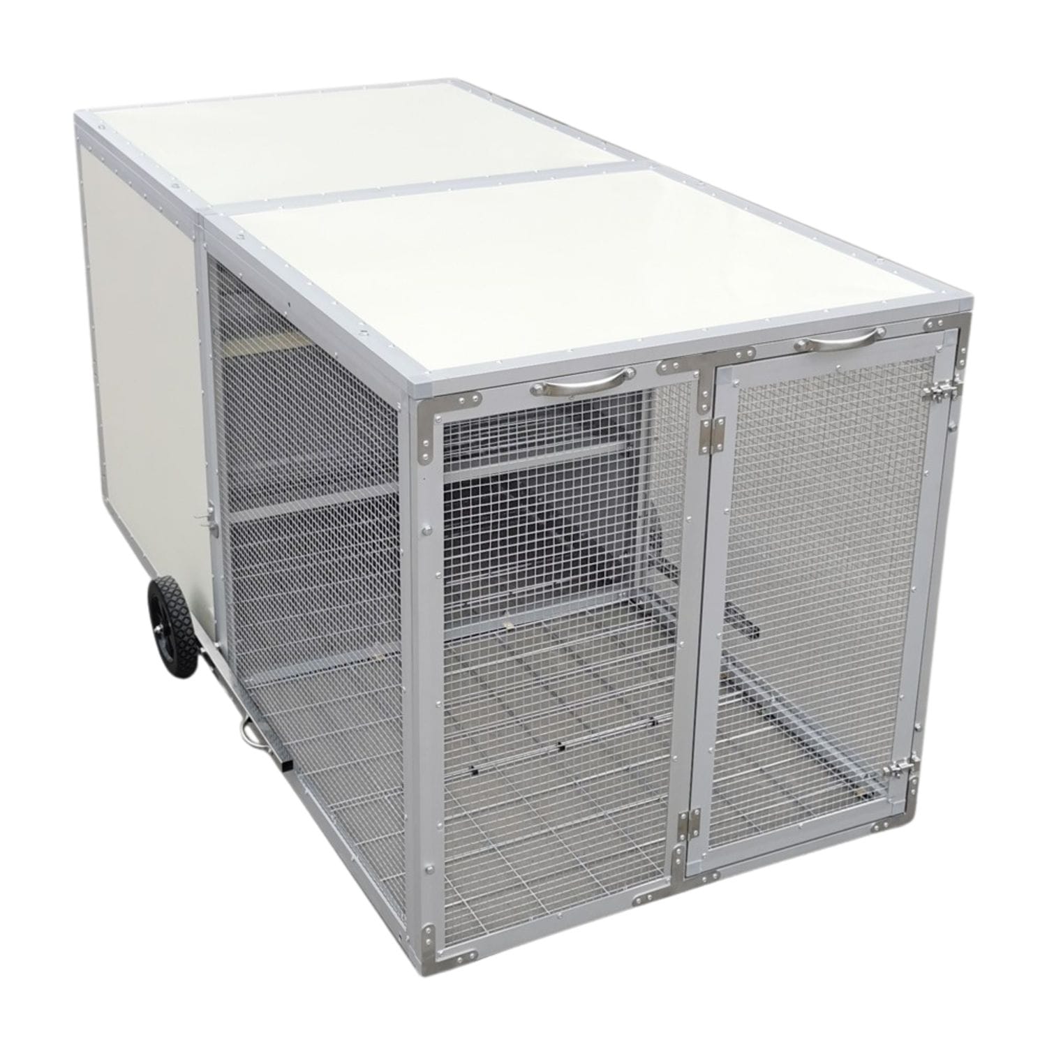 Farm & Yard CTA-2P Gray Metal Chicken coop