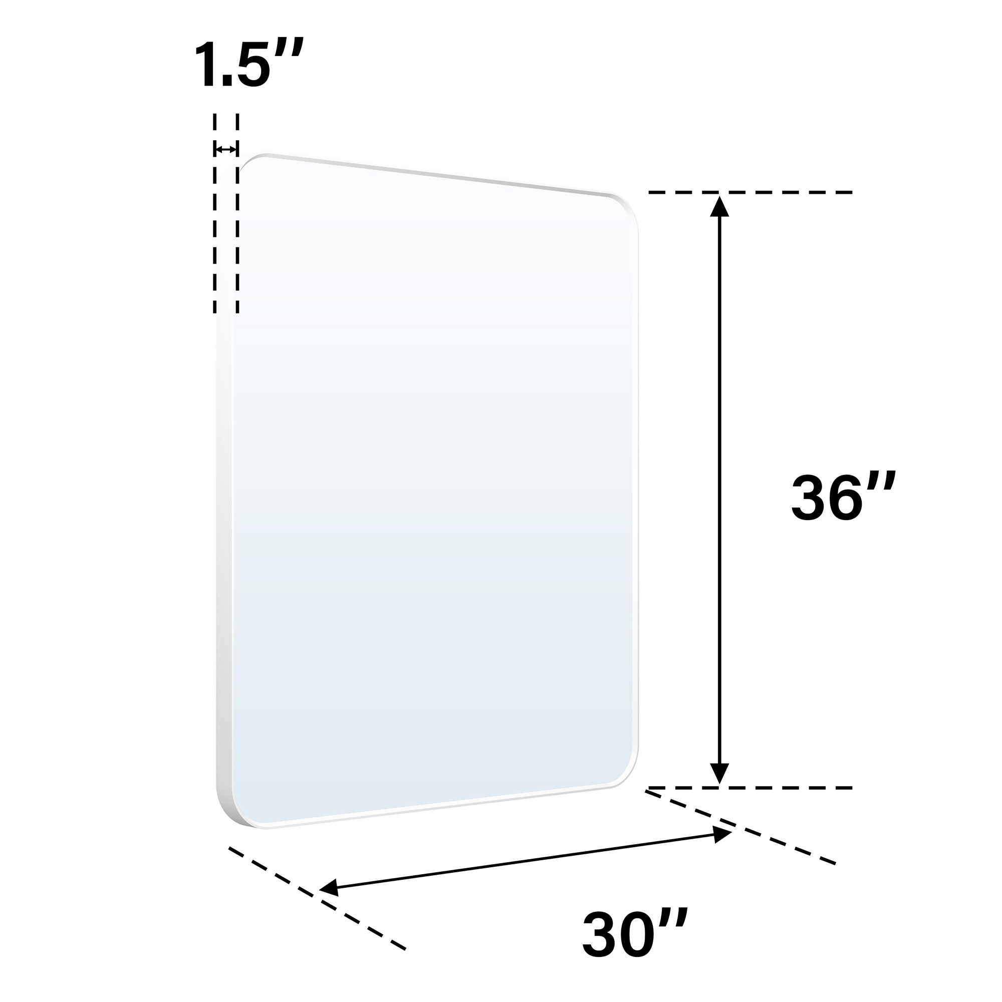 Forclover A1F3036W Decor-Mirrors - View #5