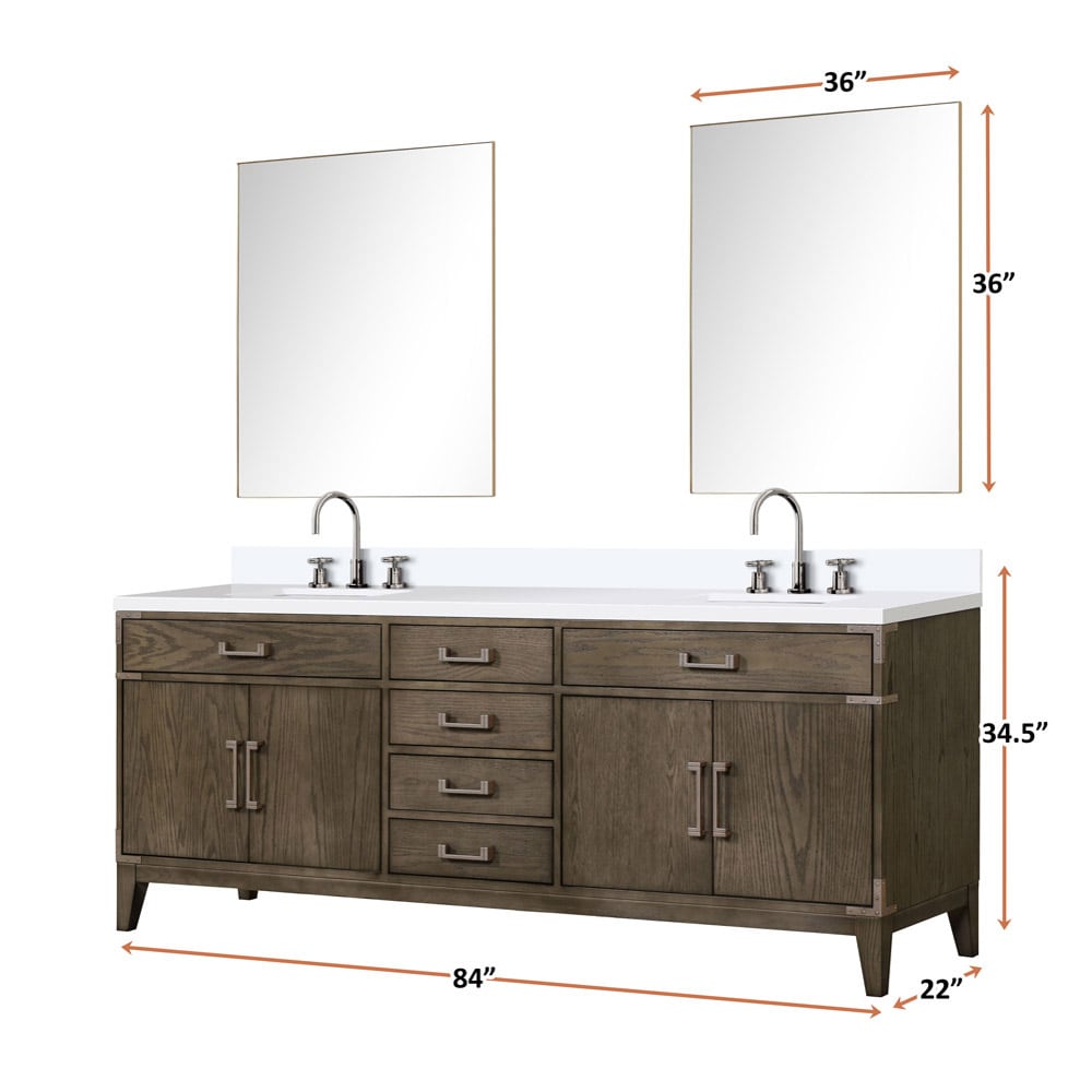 Lexora LVW84DR211 Bath-Vanity-Combo - View #6