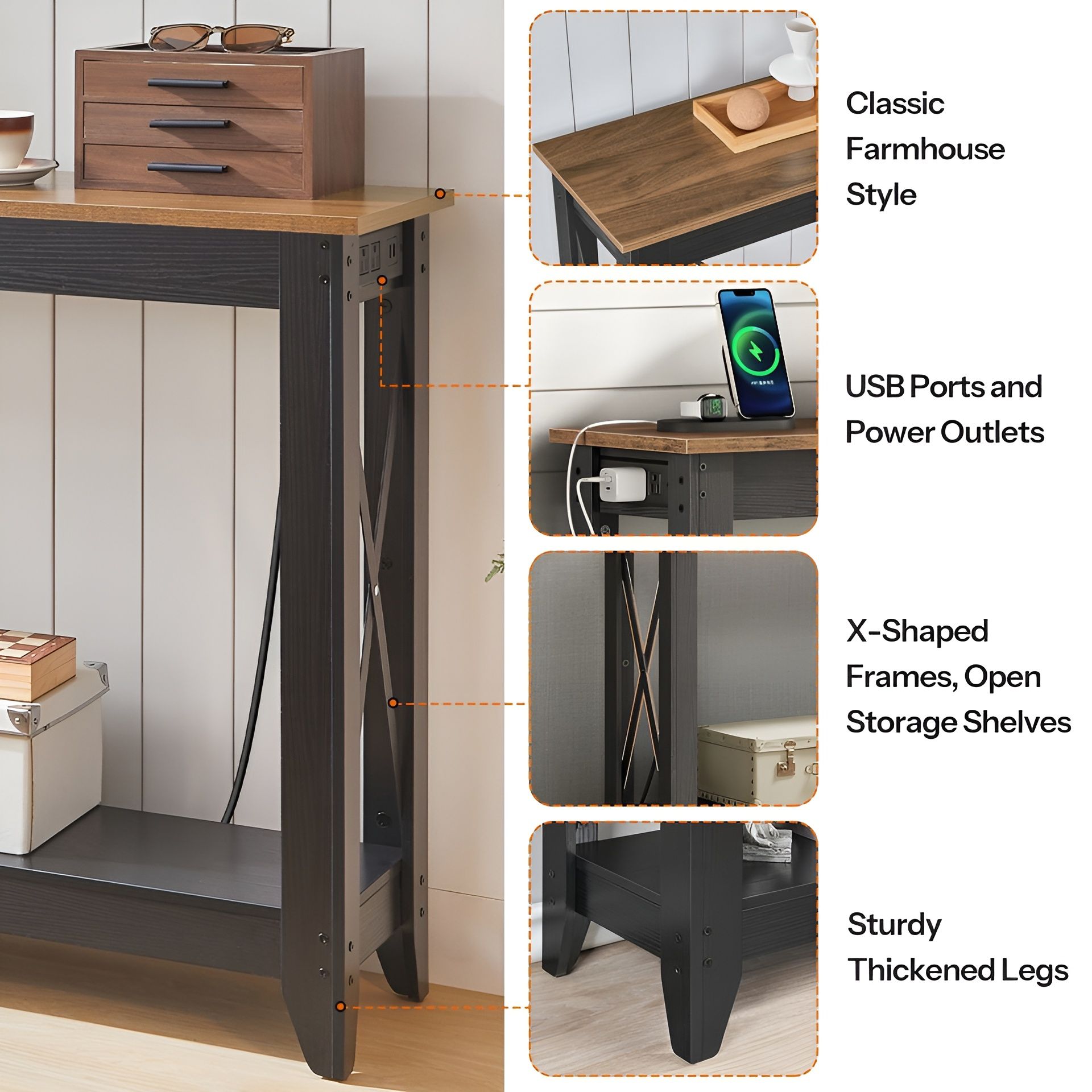 Slickblue D-HO-10GXU21HB Console-Sofa-Tables - View #7