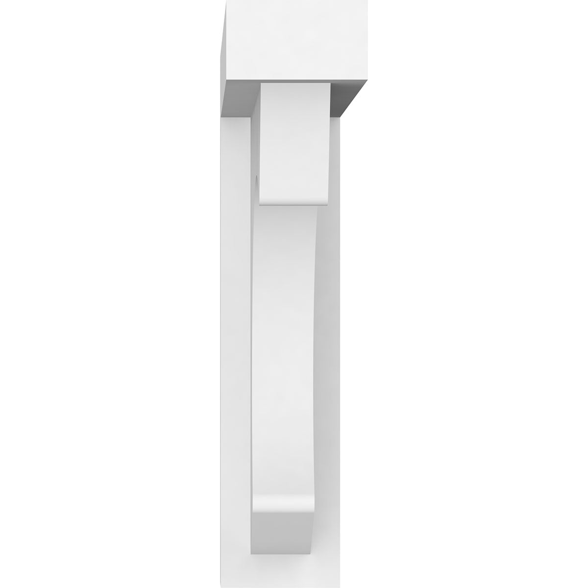Ekena Millwork BKTP02X09X09EMR Exterior-Brackets-Braces - View #2