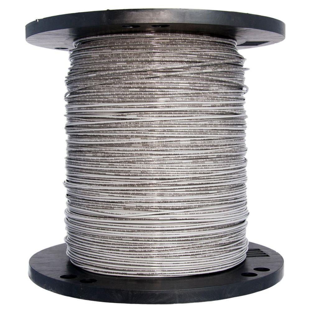 Southwire 21466805 2500-ft 14 -AWG Grey Solid Copper THHN wire ( By-the-roll )
