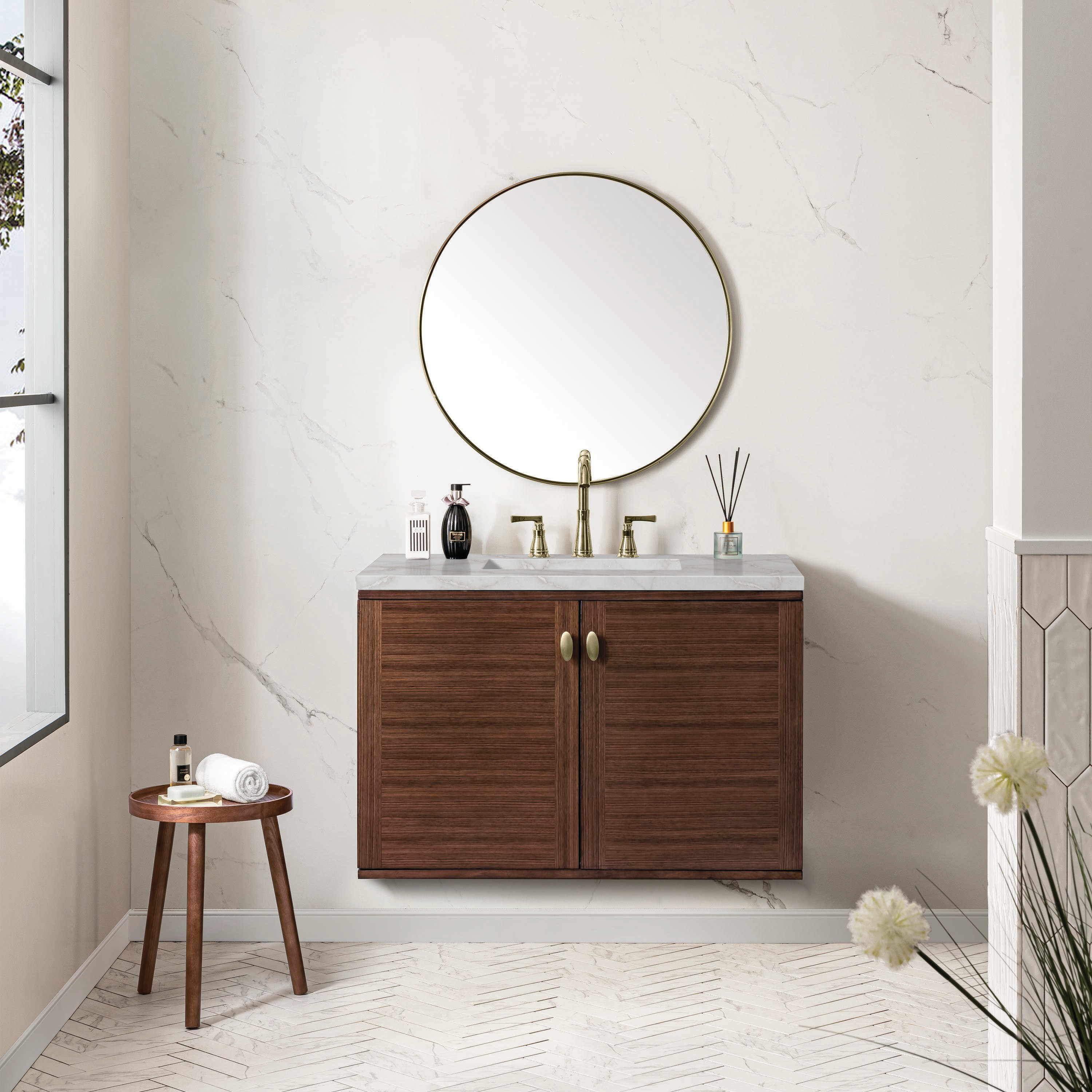James Martin Vanities 670-V36-WLT-3VSL Bath-Vanity-Combo - View #3