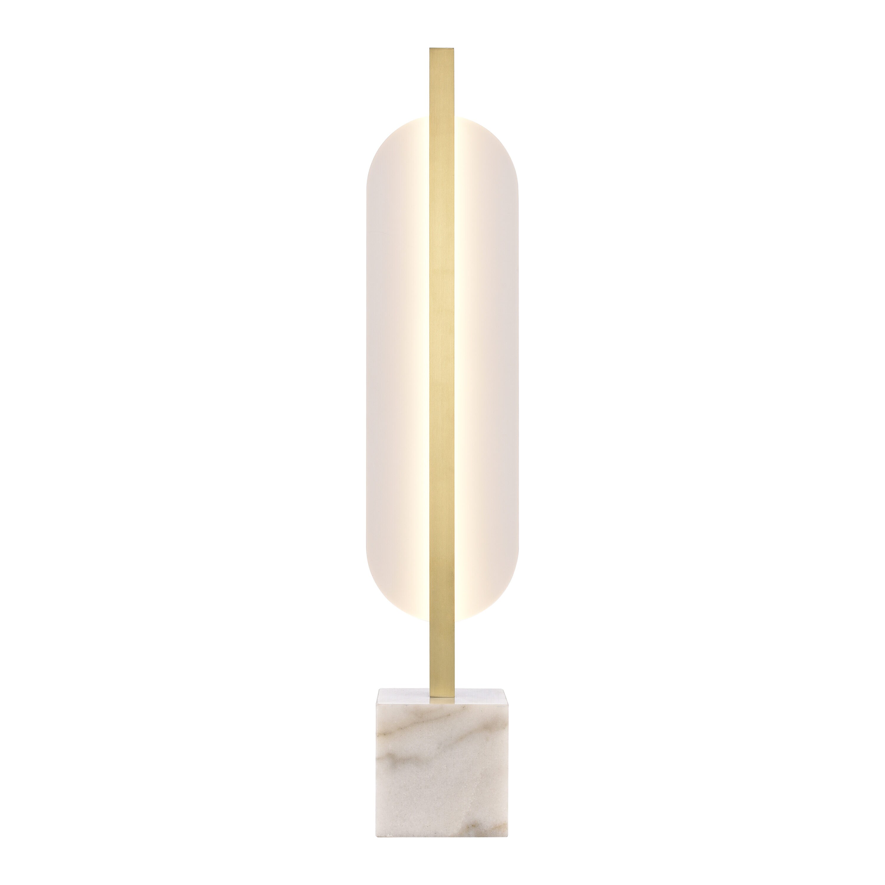 Westmore by ELK Lighting LW-202331060 Silk 10-in White LED 3-way Table Lamp with Fabric Shade