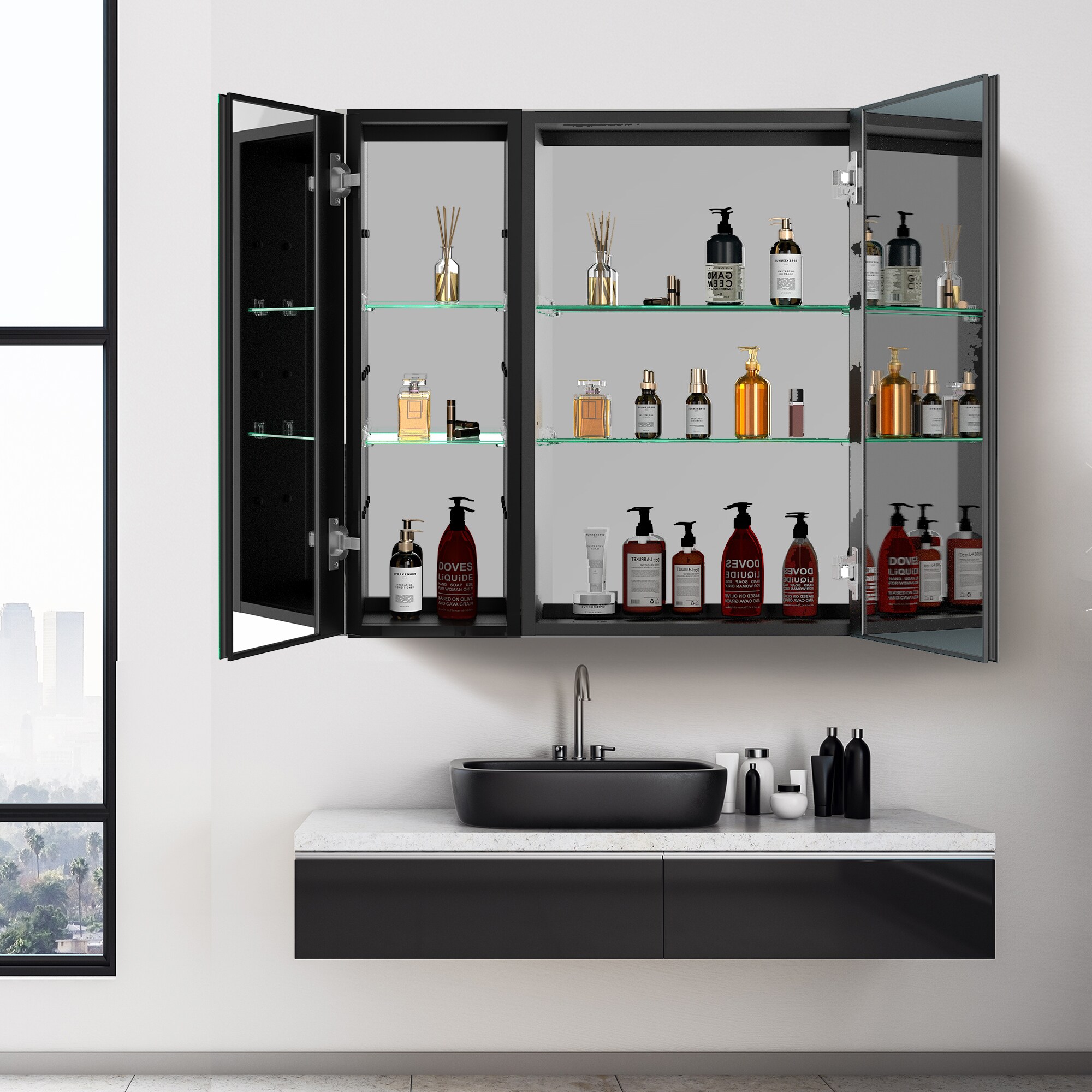 Forclover HE-JG1224 Bathroom-Medicine-Cabinets - View #4