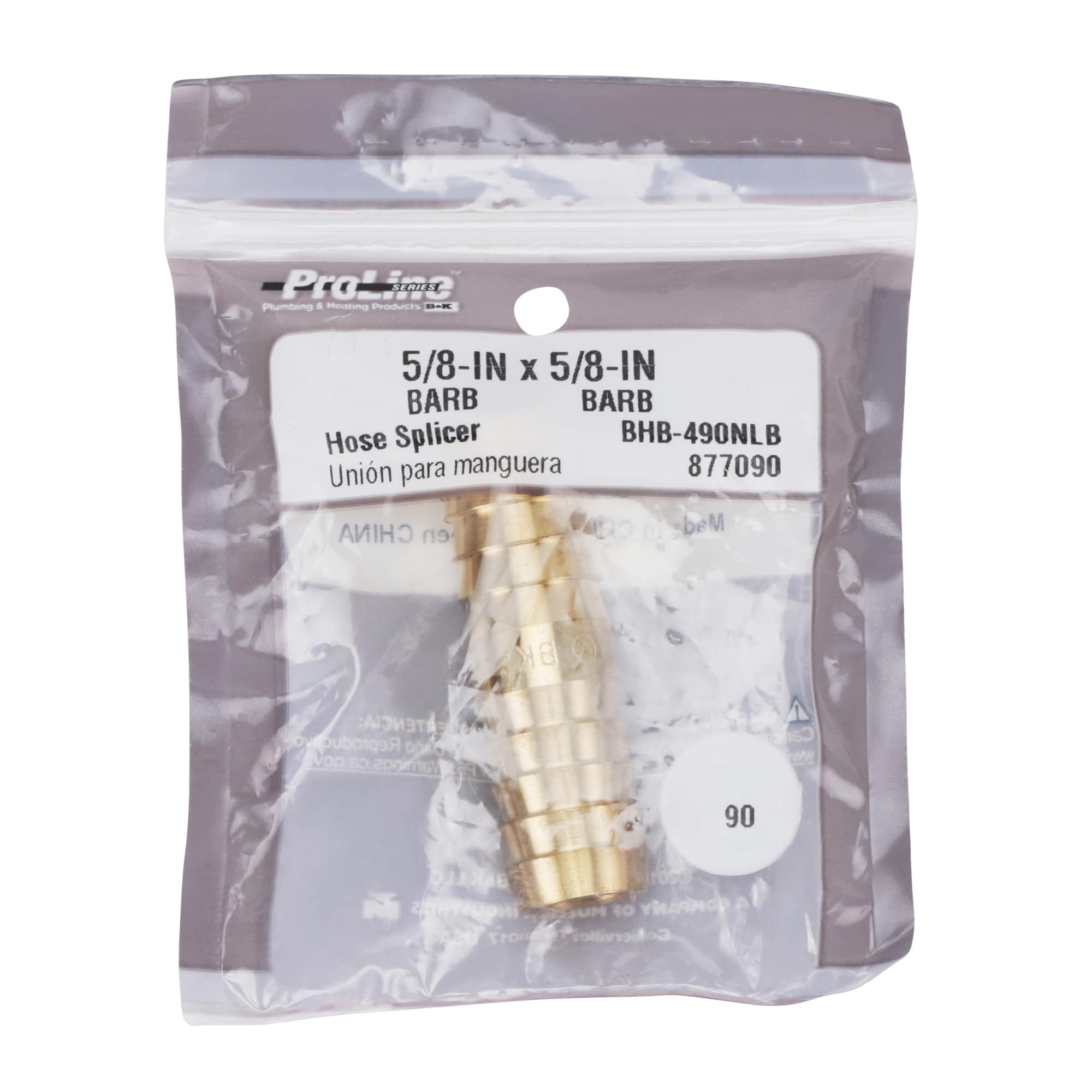 Proline Series 5/8-in X 5/8-in Barbed Splicer Fitting In The Brass ...