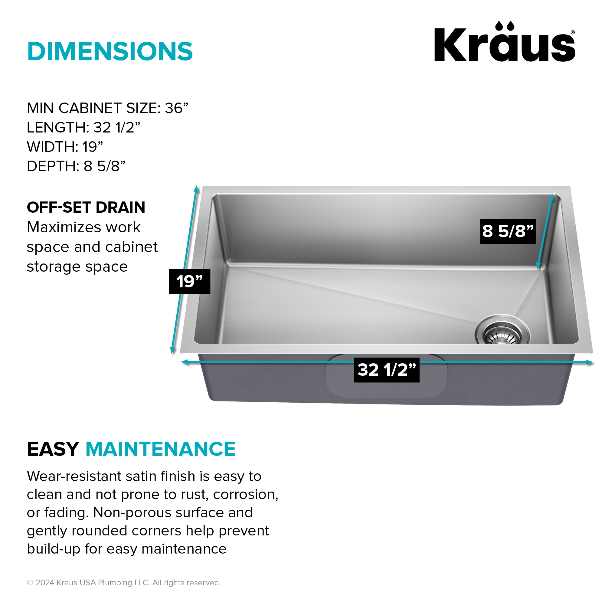 Kraus KHU640-33 Kitchen-Sinks - View #6