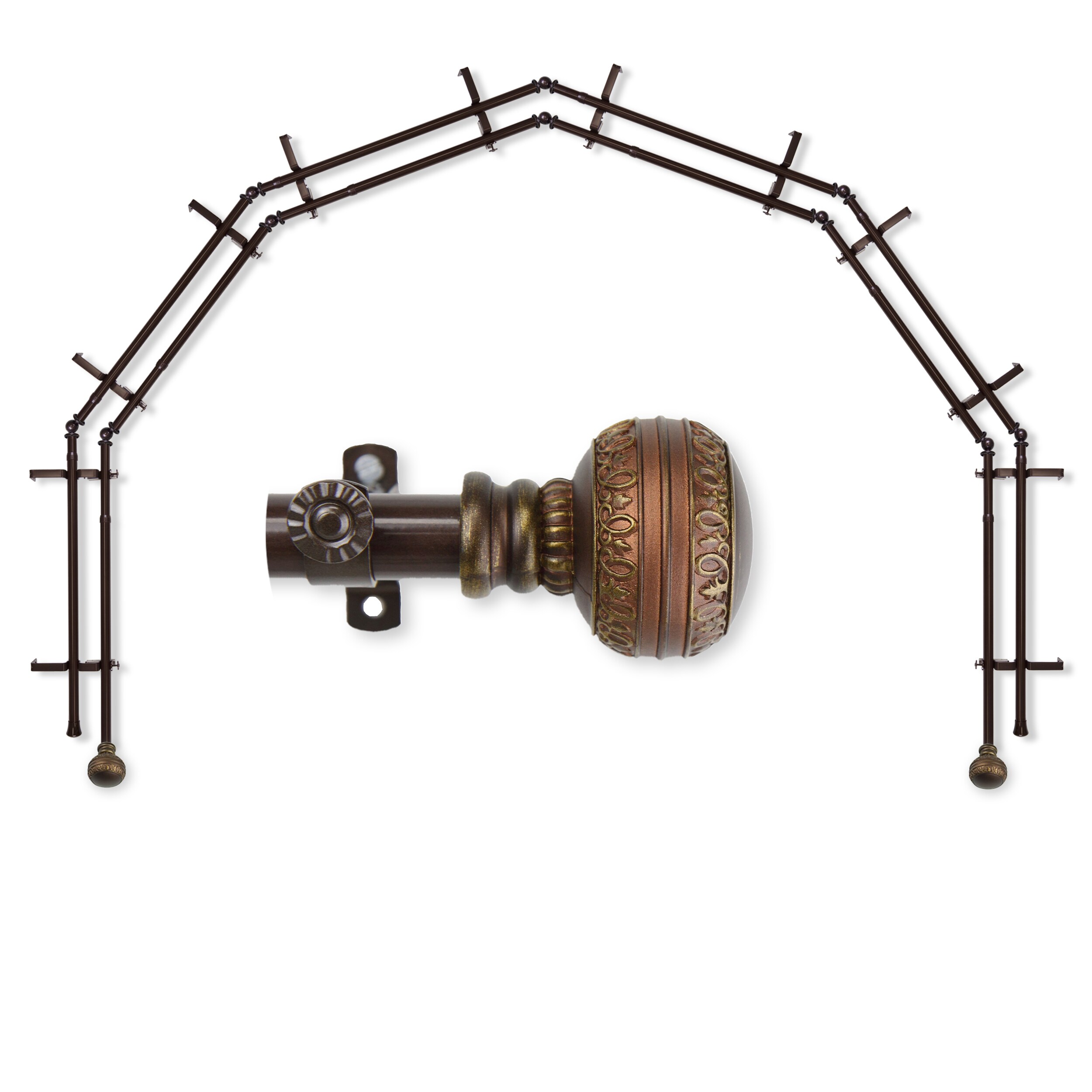 Hart & Harlow L-6BAY-02-7D Curtain-Rods - View #2
