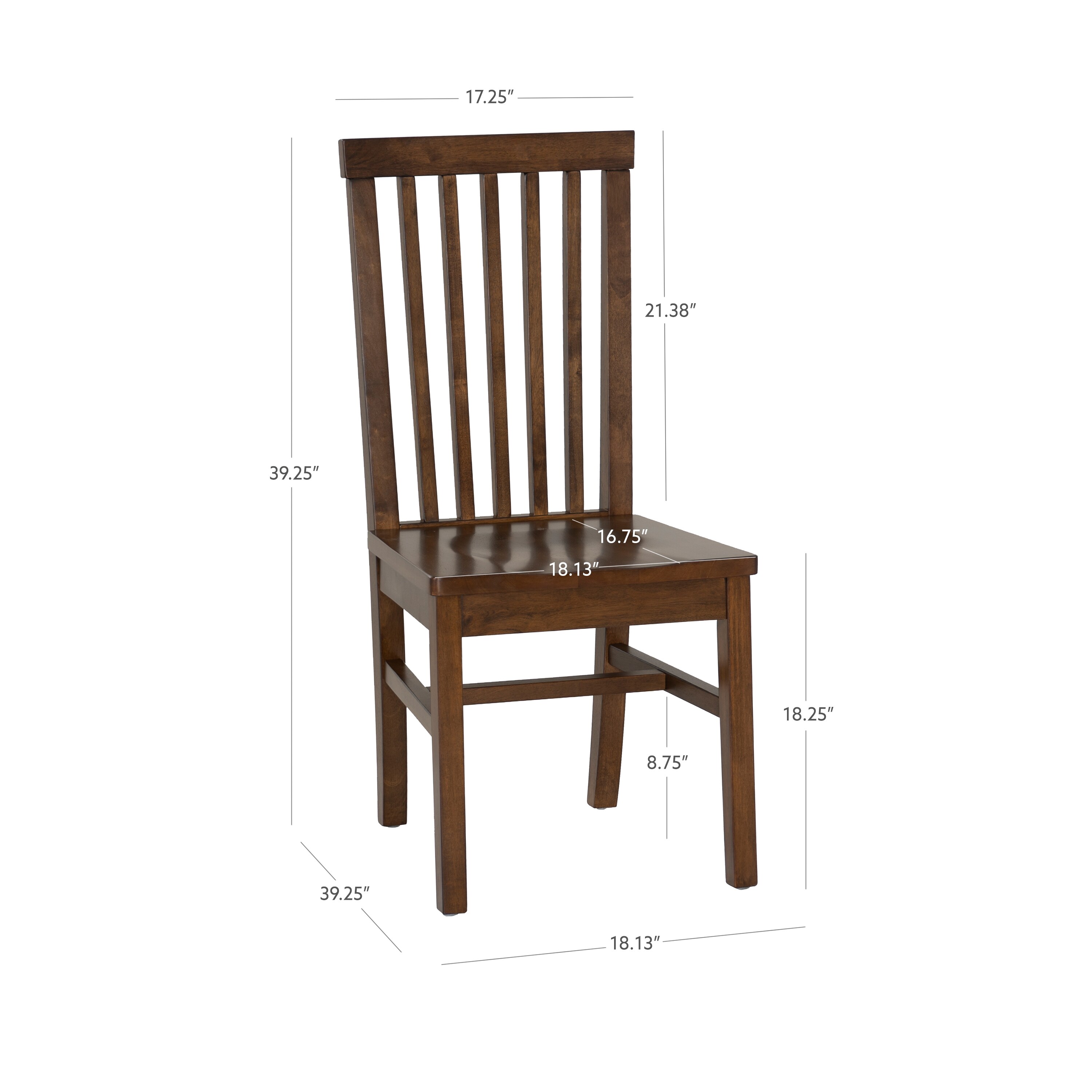 Linon CH246WAL02KD Dining-Chairs - View #9