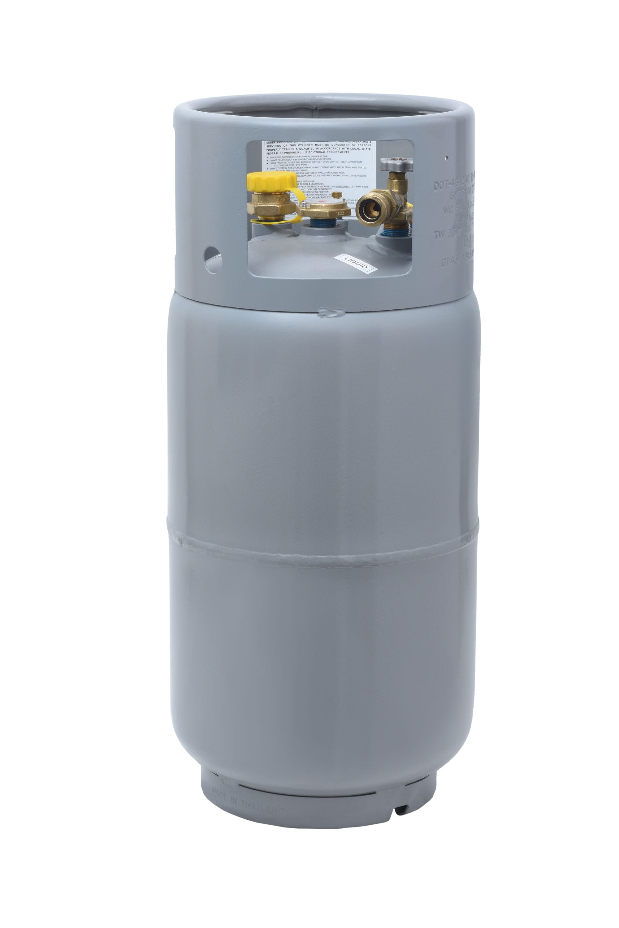 Flame King YSN330 30lb Steel Propane Tank Cylinder with Gauge and
