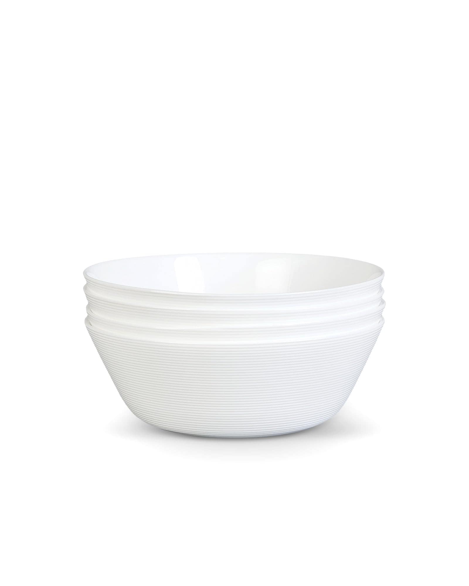 Aoibox  38 fl oz White Opal Glass Cereal Bowls 7 5 Inch Set of 4 Cereal Bowls 7 5 x 2 56 x 2 56 in