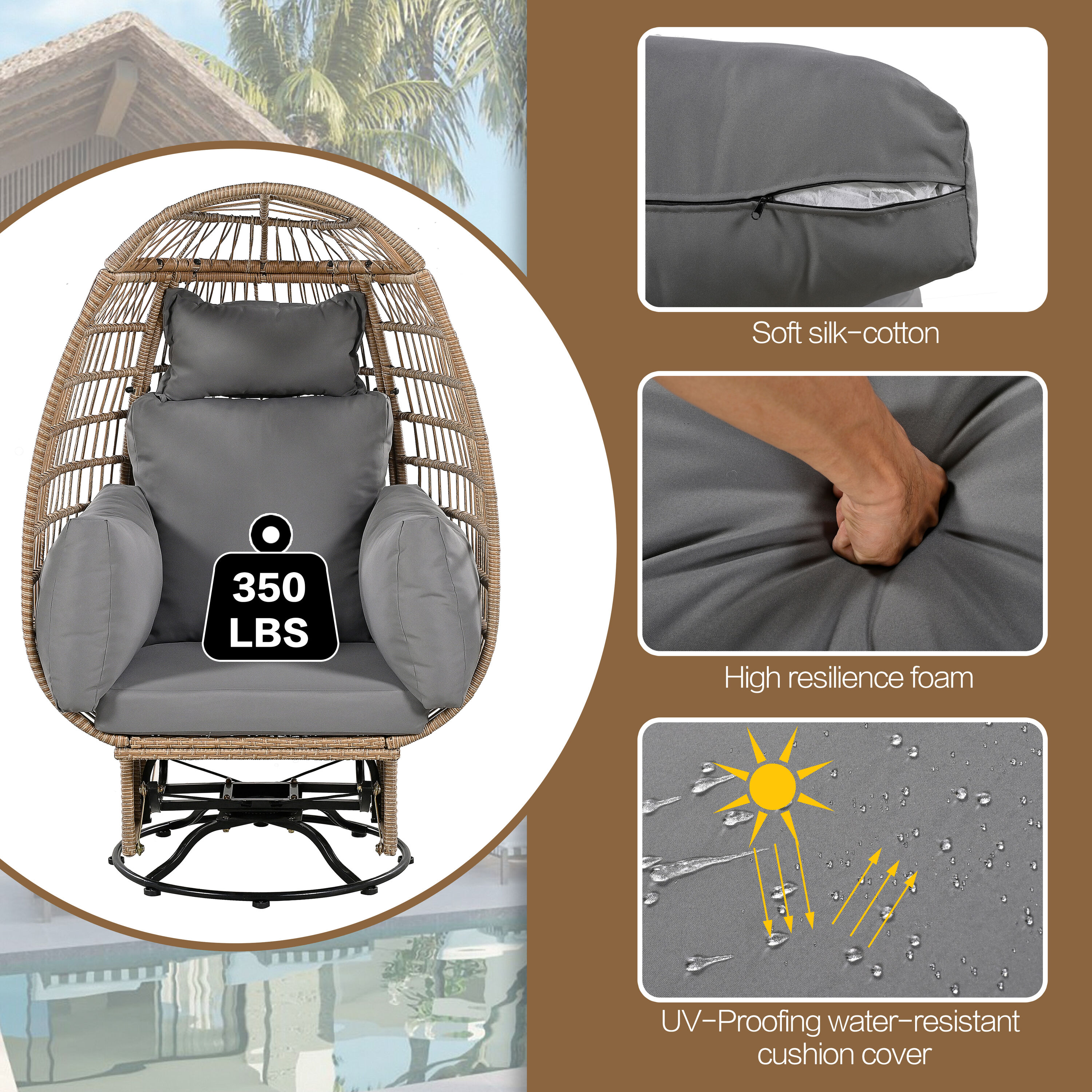 AAZJ TEM-105AAK Patio-Chairs - View #10