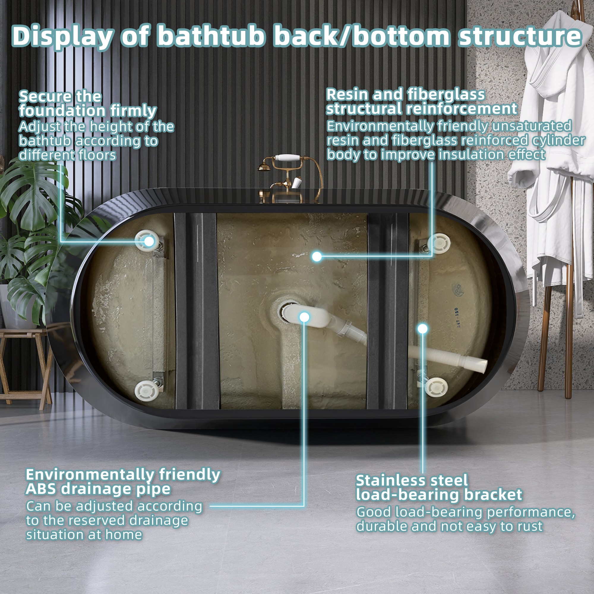 Forclover HBV-W98895 bathtubs - View #8