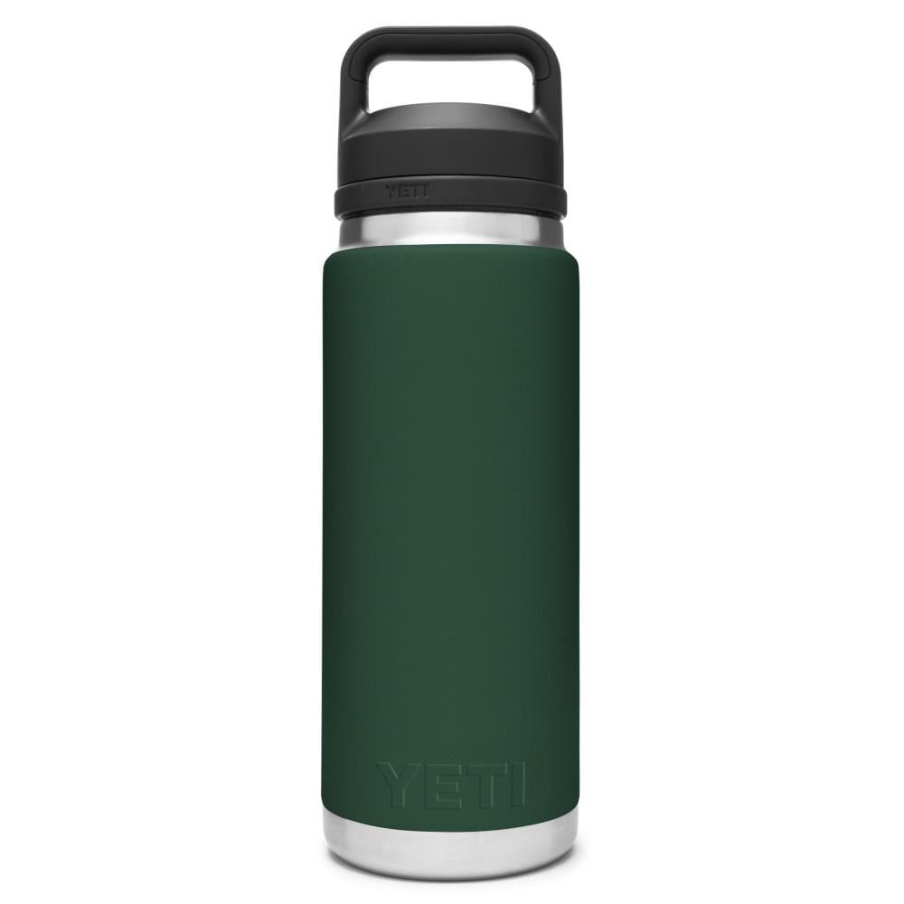 YETI Rambler 26-fl oz Stainless Steel Water Bottle with Chug Cap,  Northwoods Green at