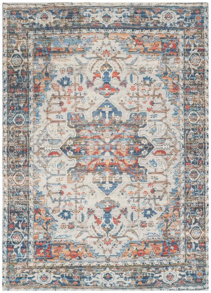 Reversible Handmade Cotton-Synthetic Blend Area Rug, 8' x 10', Gray